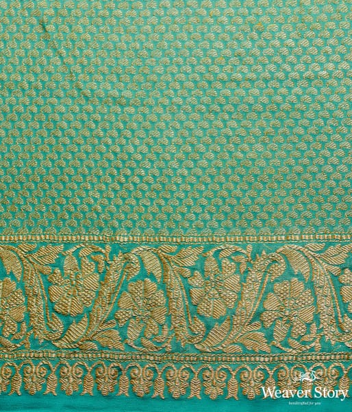 Handwoven Kadhwa Banarasi Jangla with sona rupa zari