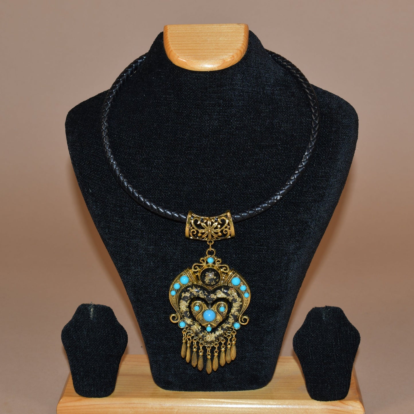 Embellished Multi Heart Necklace