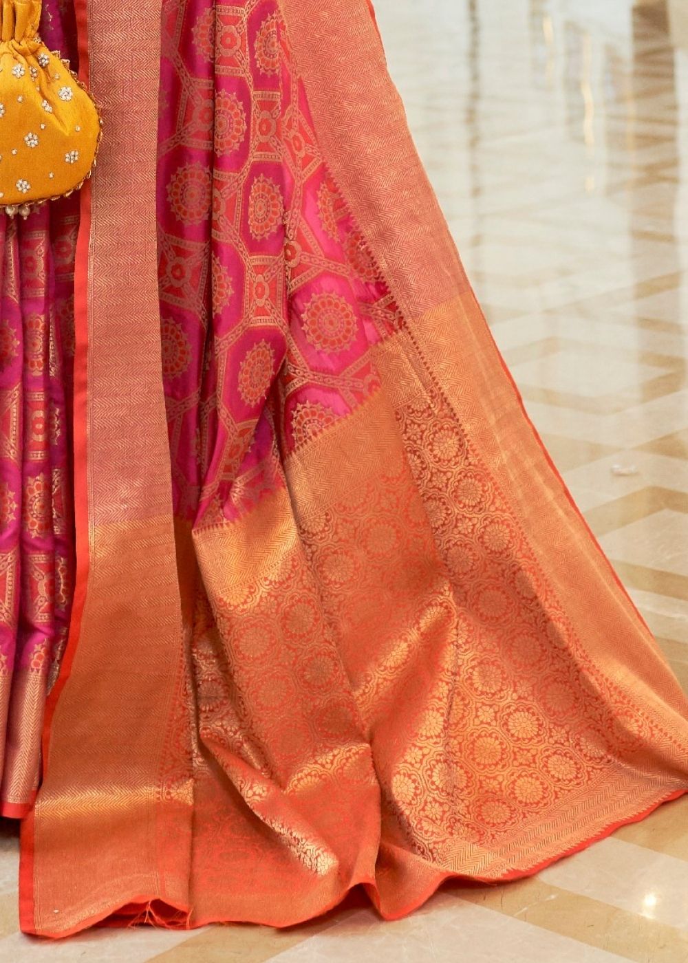 Hot Pink Patola Silk Saree : Top Pick