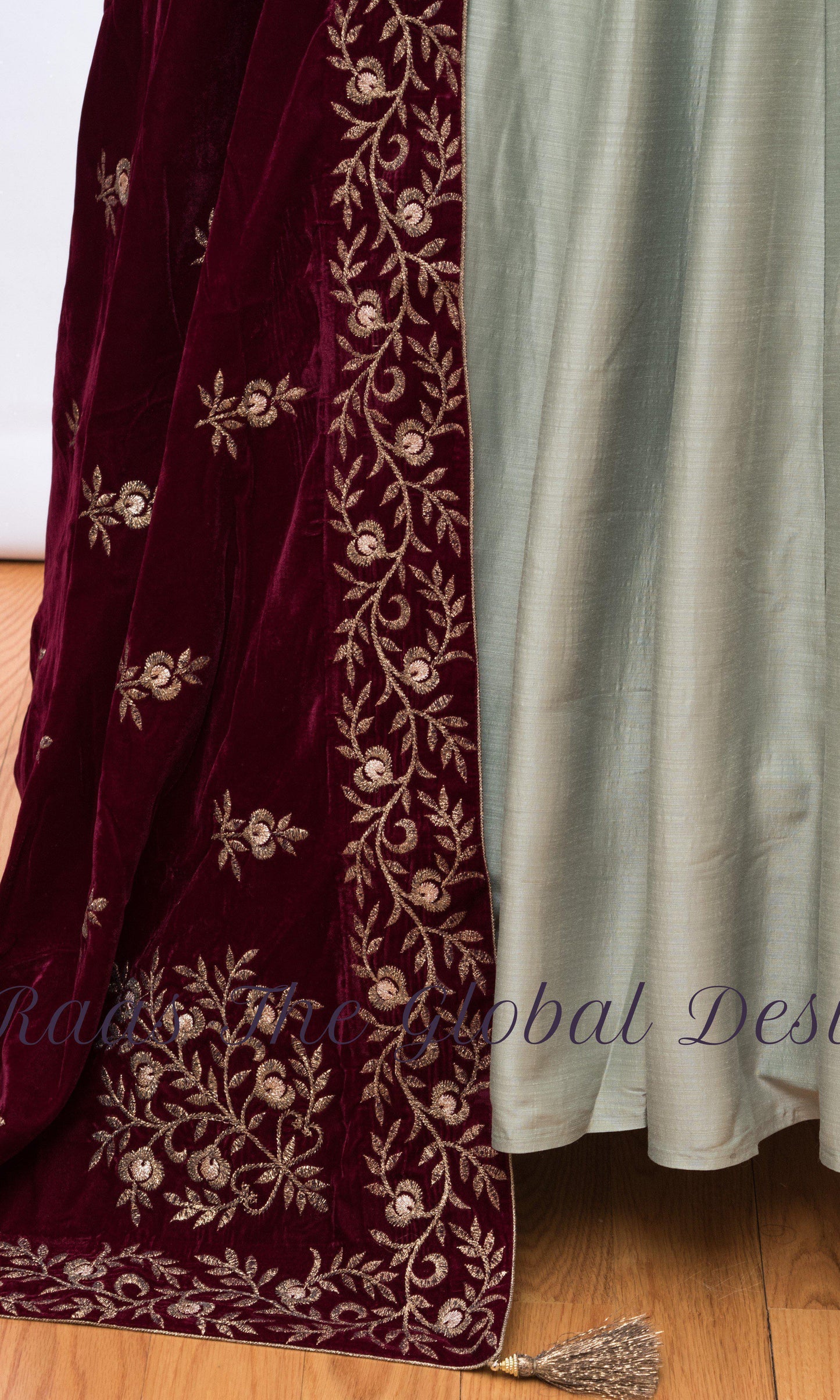 Damaris Green Long Dress