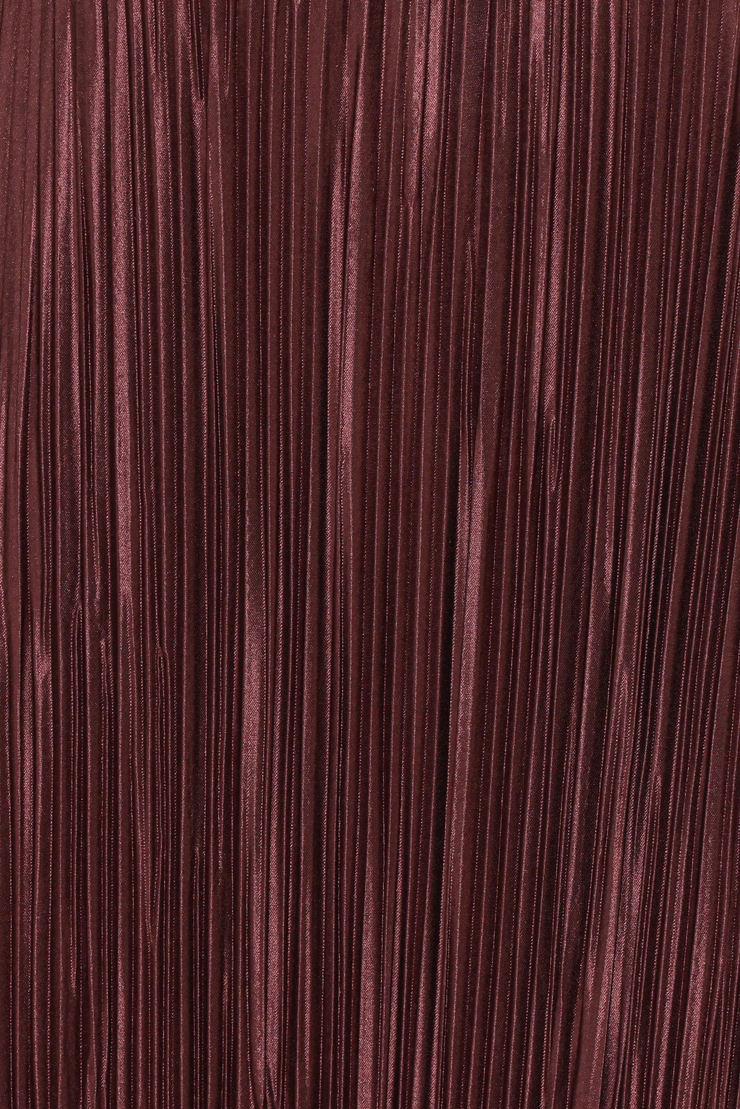Melody Plisse Halter Maxi Dress - Brown