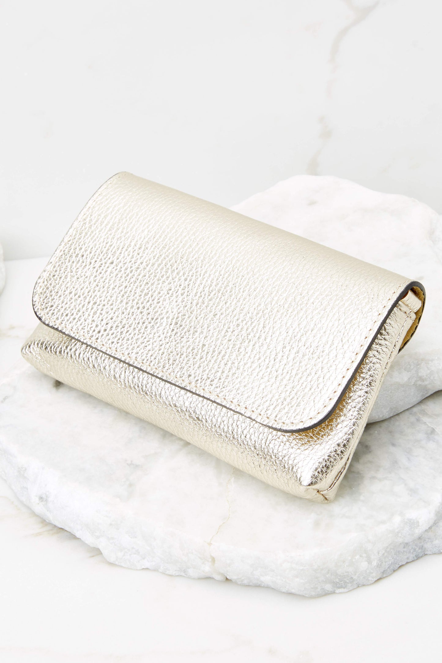 Little Lady Gold Leather Bag