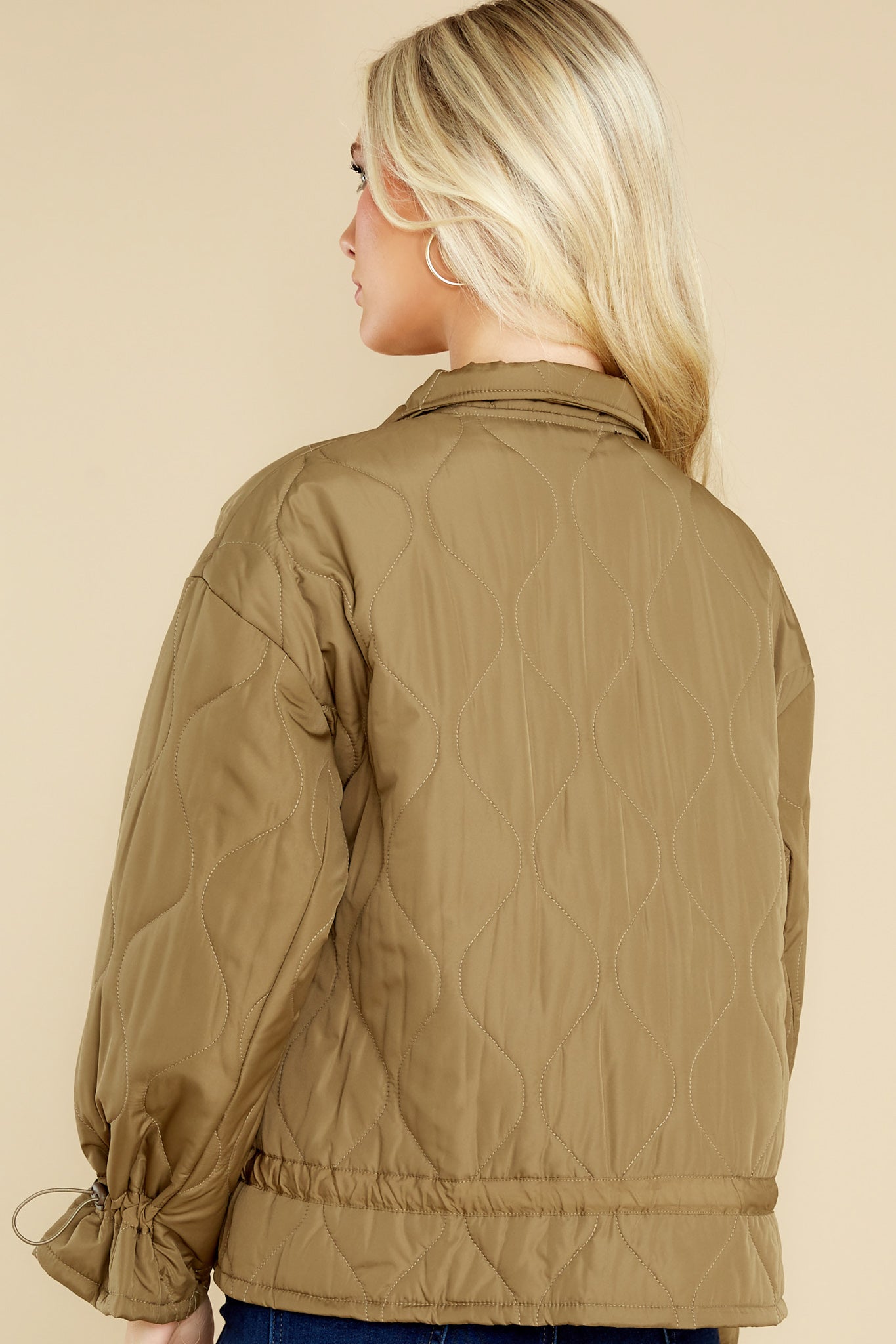 Walk With Me Olive Jacket