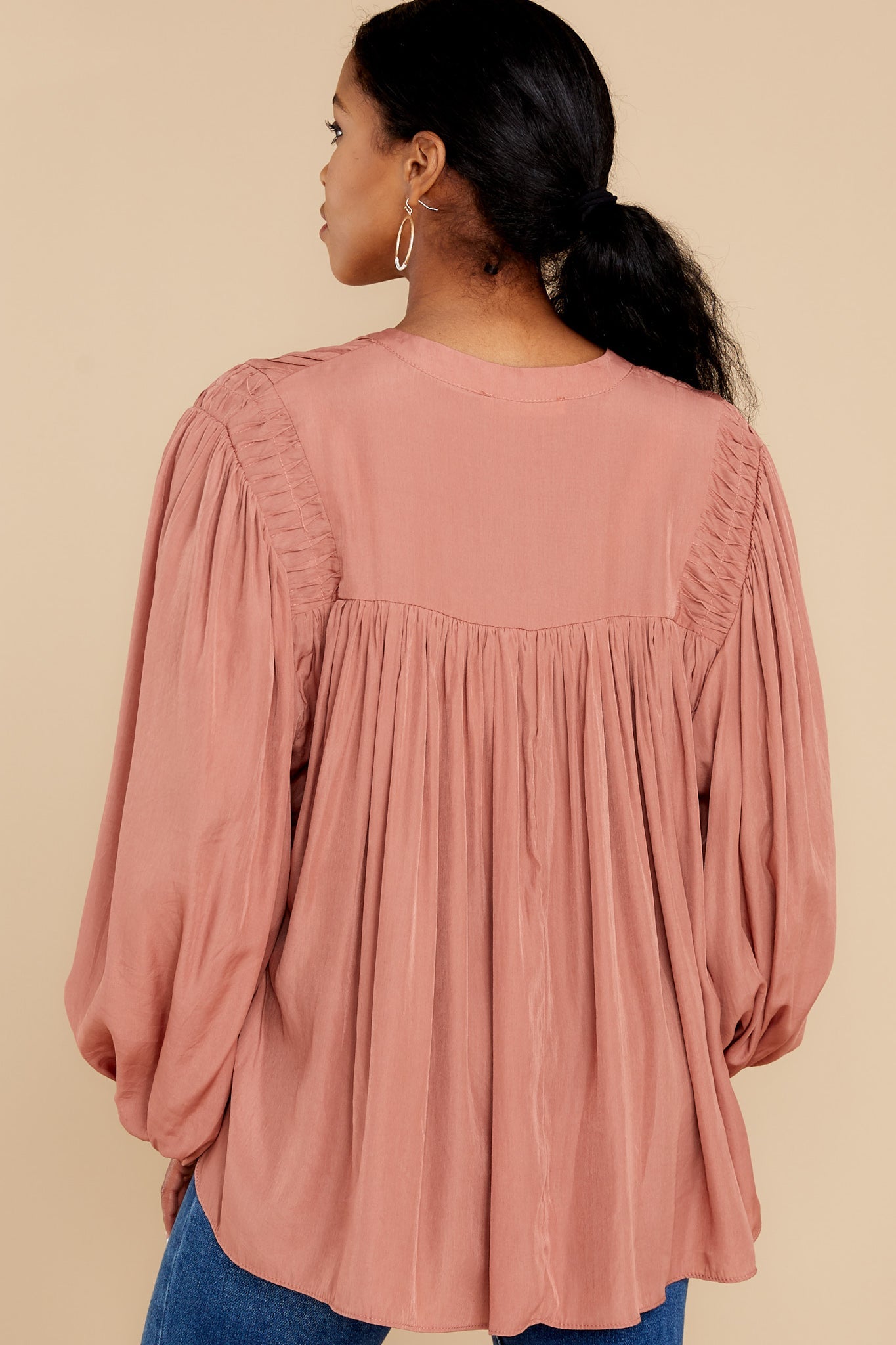 Not About Rumors Rosewood Top