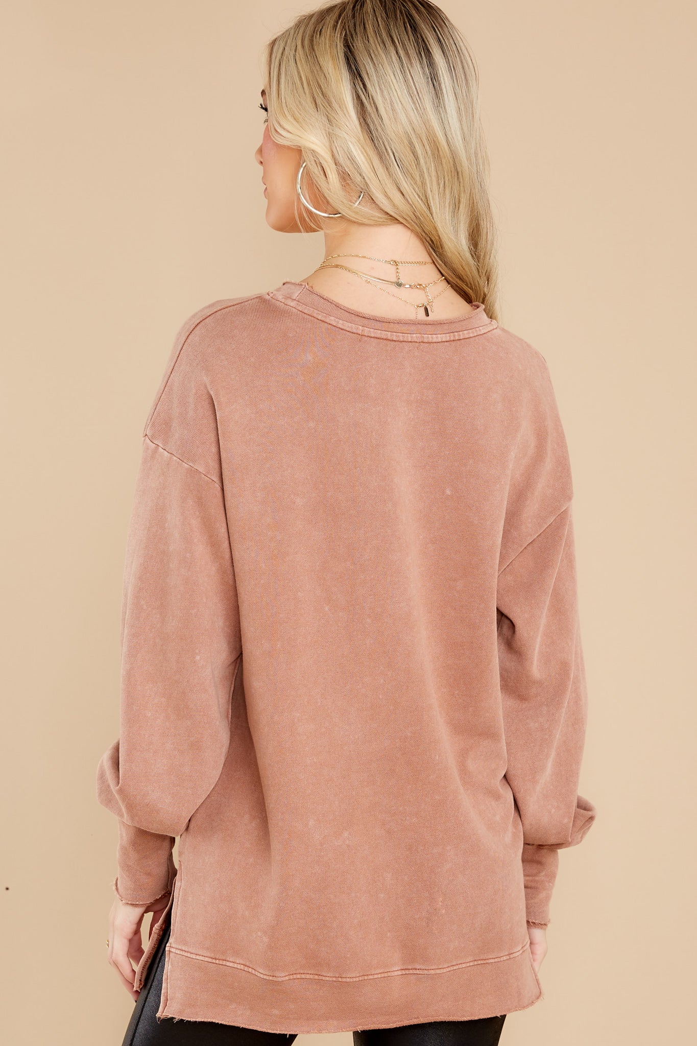Feel Again Camel Pullover