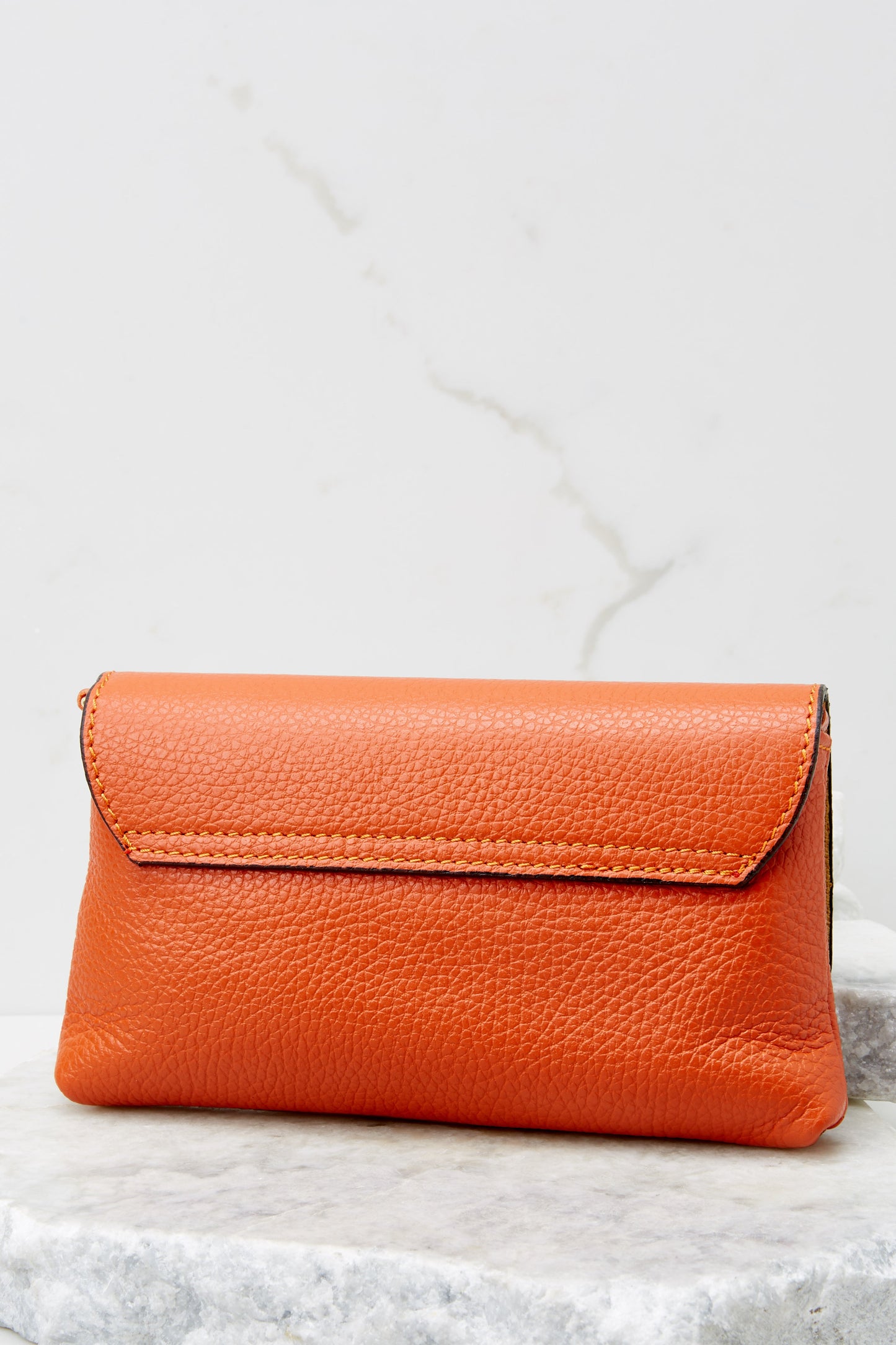 Little Lady Orange Leather Bag