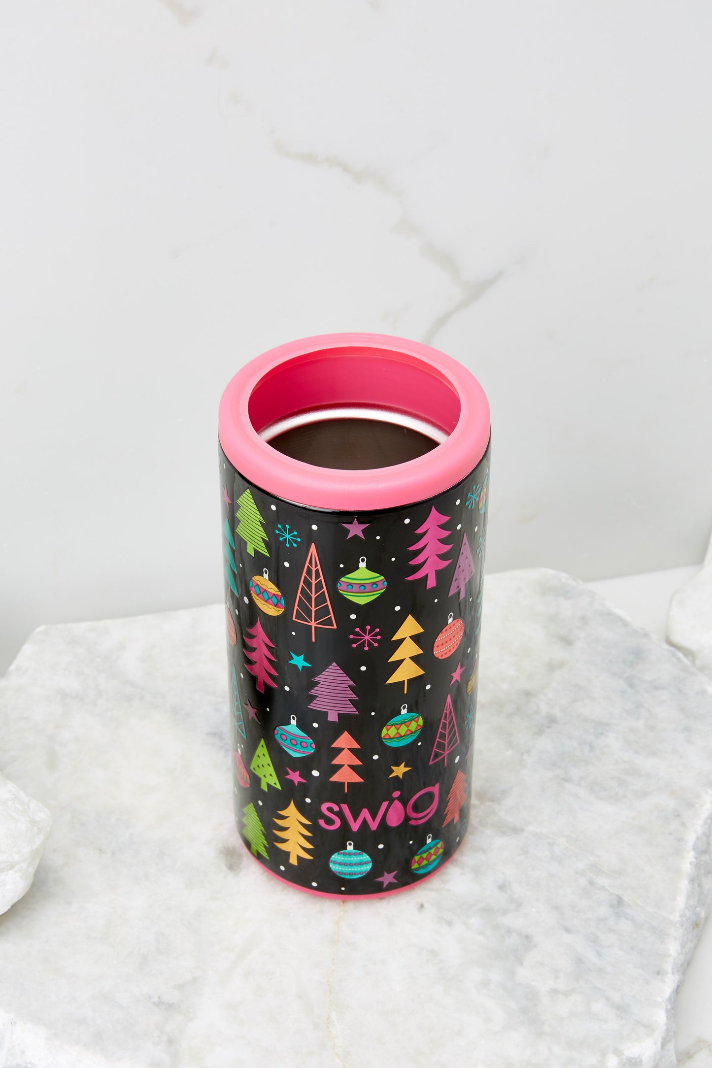Merry And Bright Skinny Can Cooler