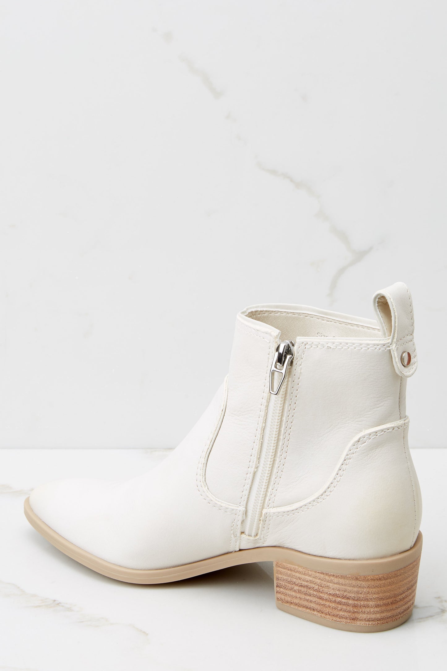 Able Ivory Nubuck Booties