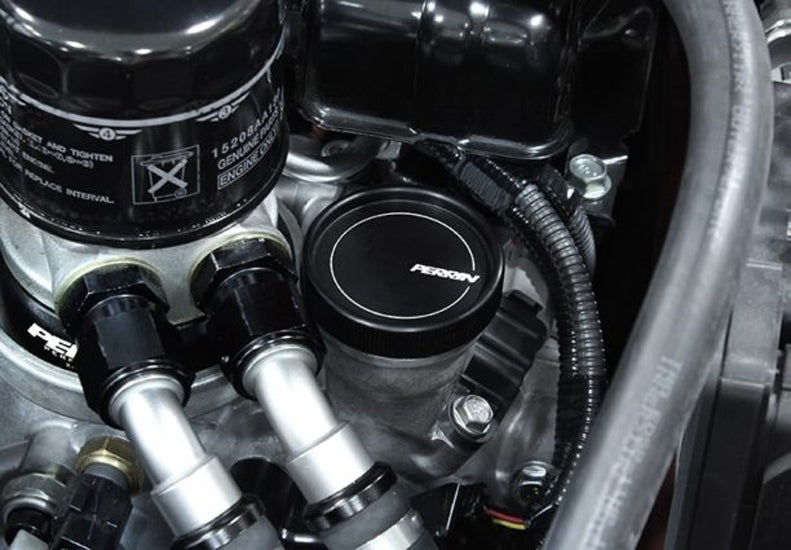 Perrin 13-20 Subaru BRZ/86 / 13-16 Scion FR-S Black Oil Cap (perPSP-ENG-711BK)