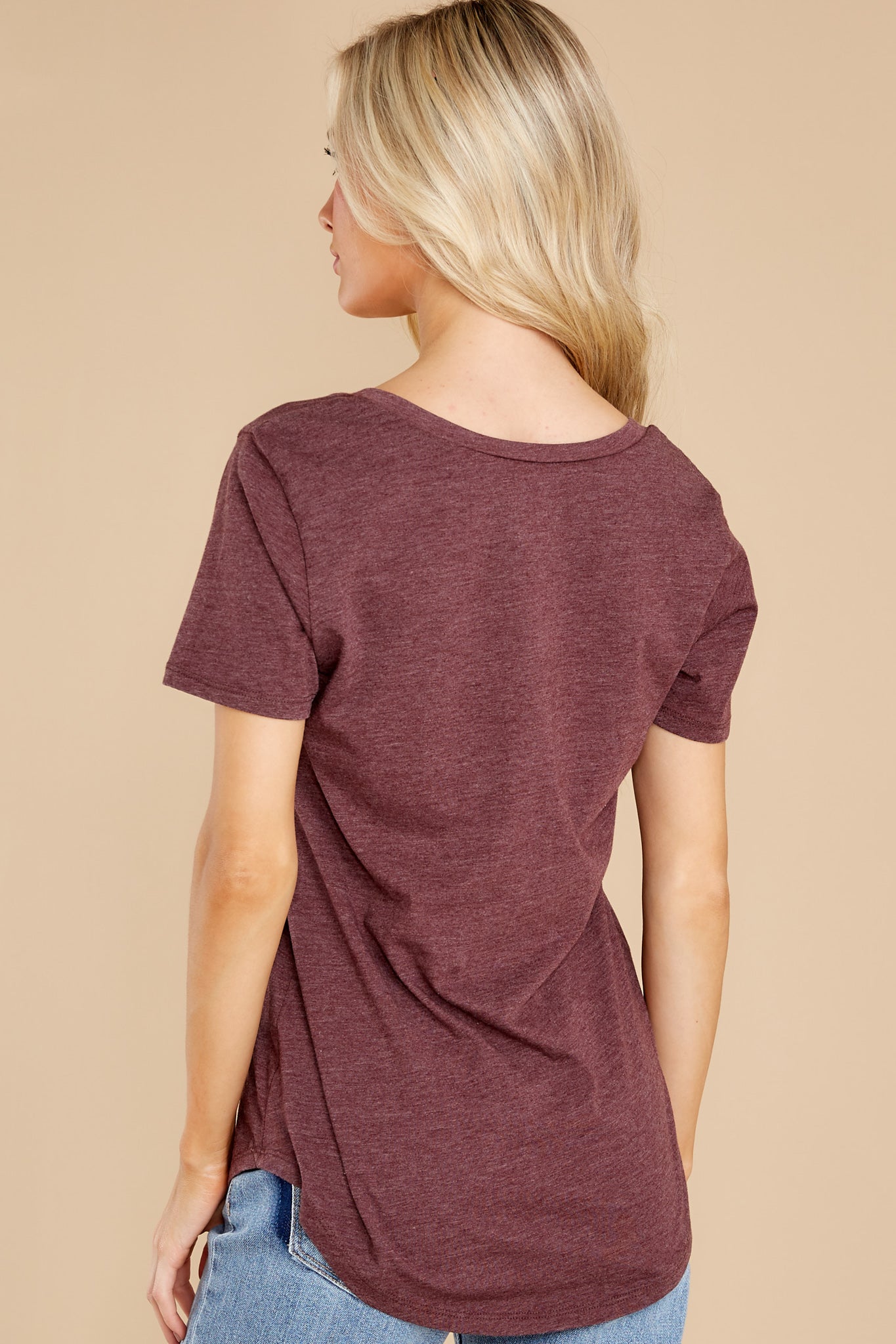 Crimson Pocket Tee