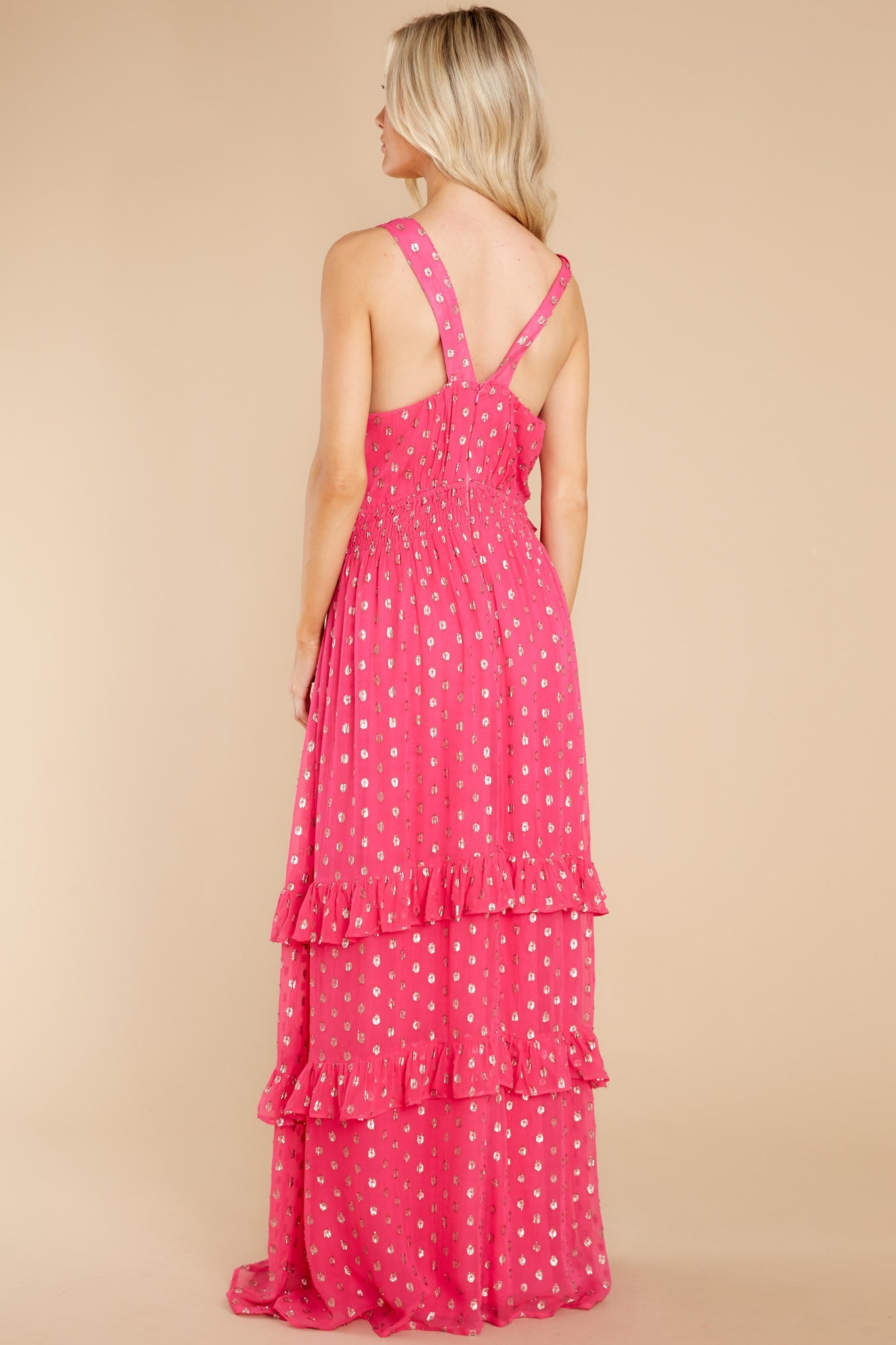 Feelings Of Love Magenta Maxi Dress