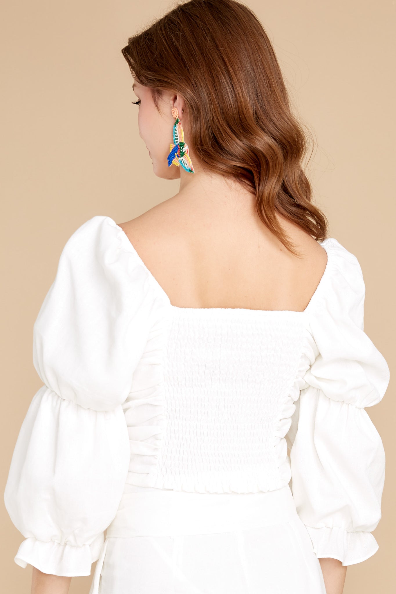 Over The Horizon Off White Top