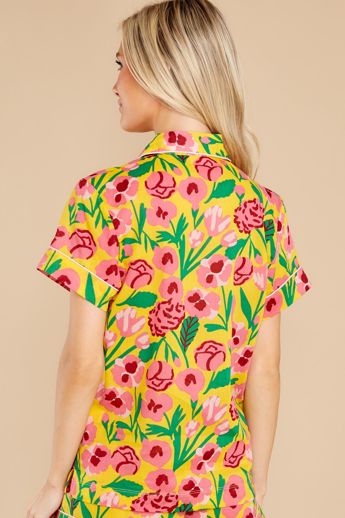 Leisure Honey Las Flores Short Sleeve Shirt