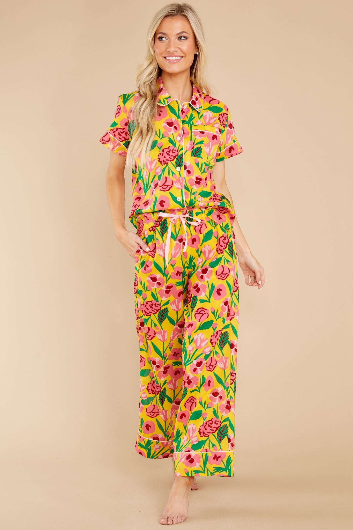 Leisure Honey Las Flores Pants