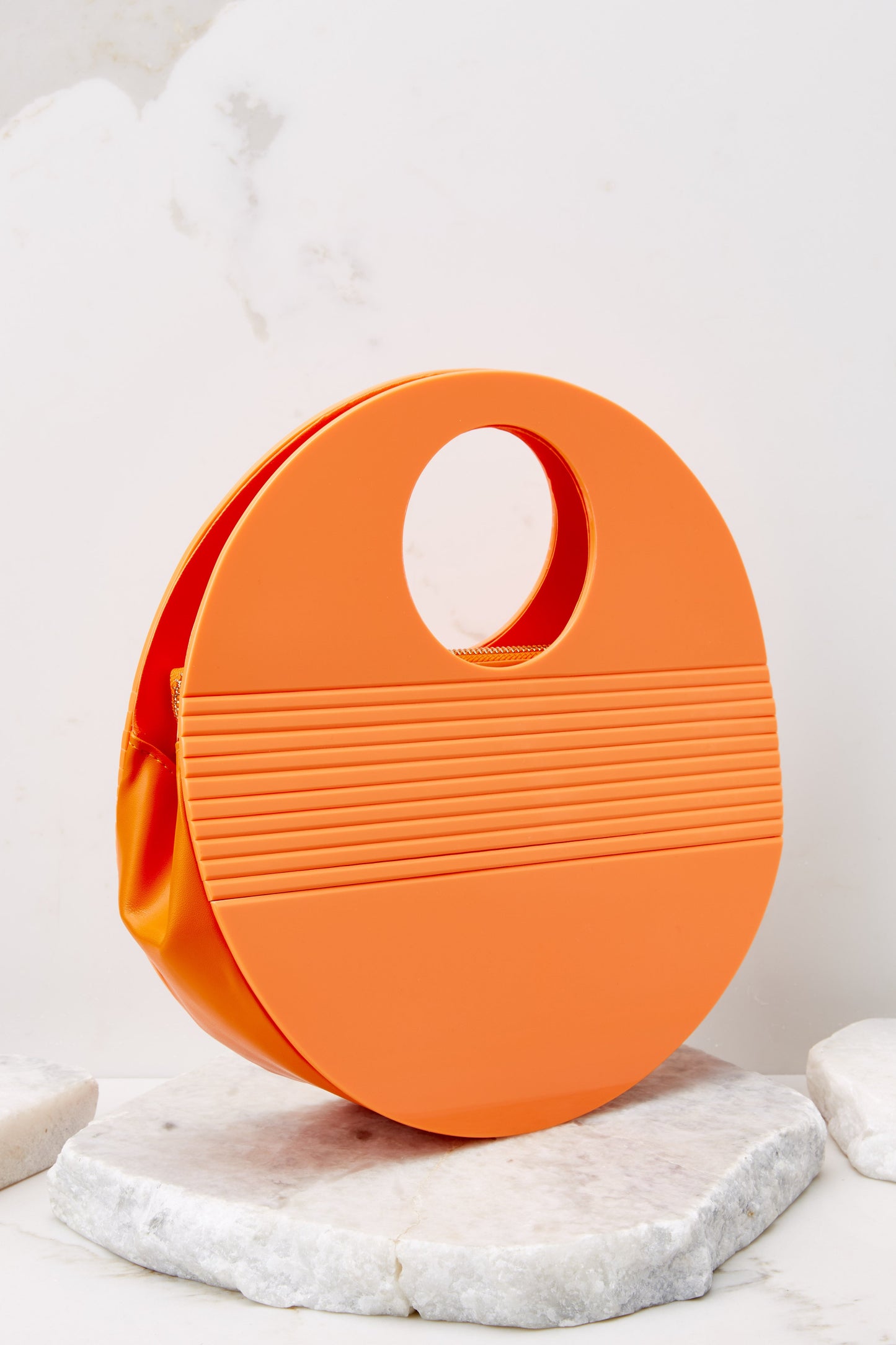 Set For The Shoreline Coral Orange Bag