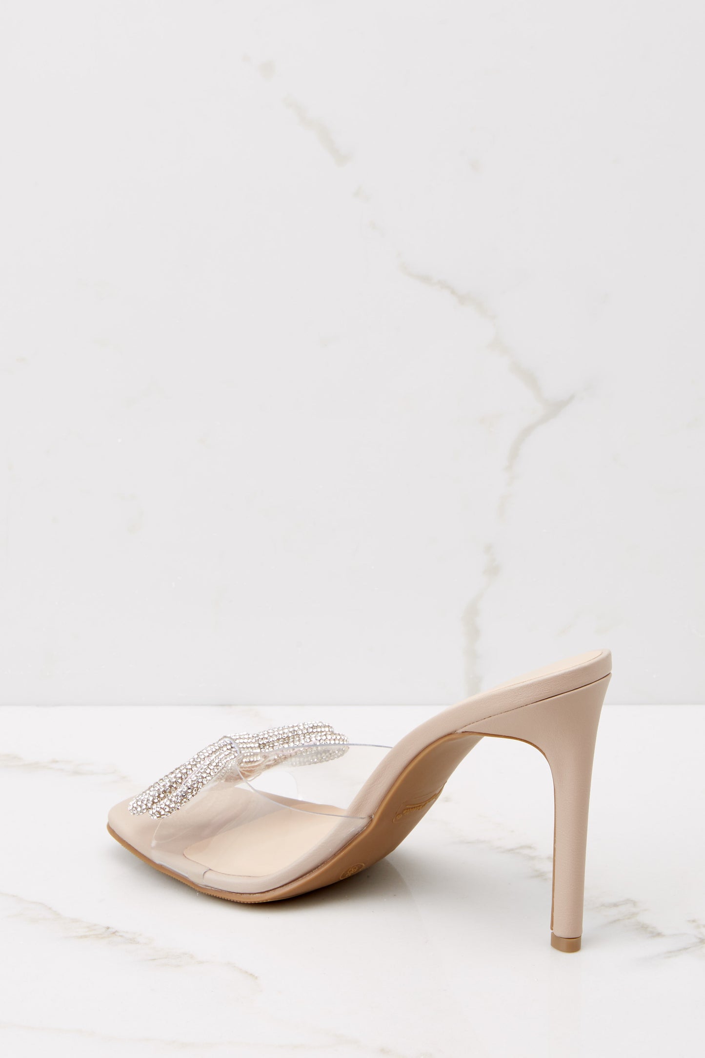 Invaluable Love Nude And Clear Heels