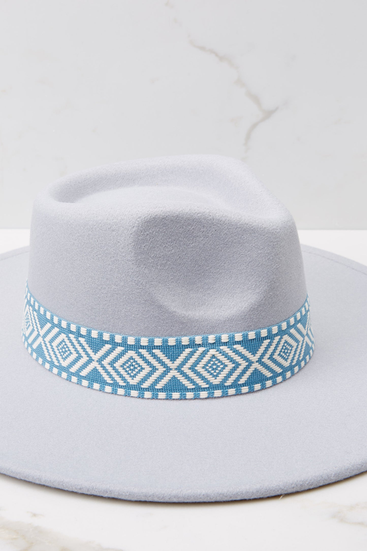 East Meets West Light Blue Hat