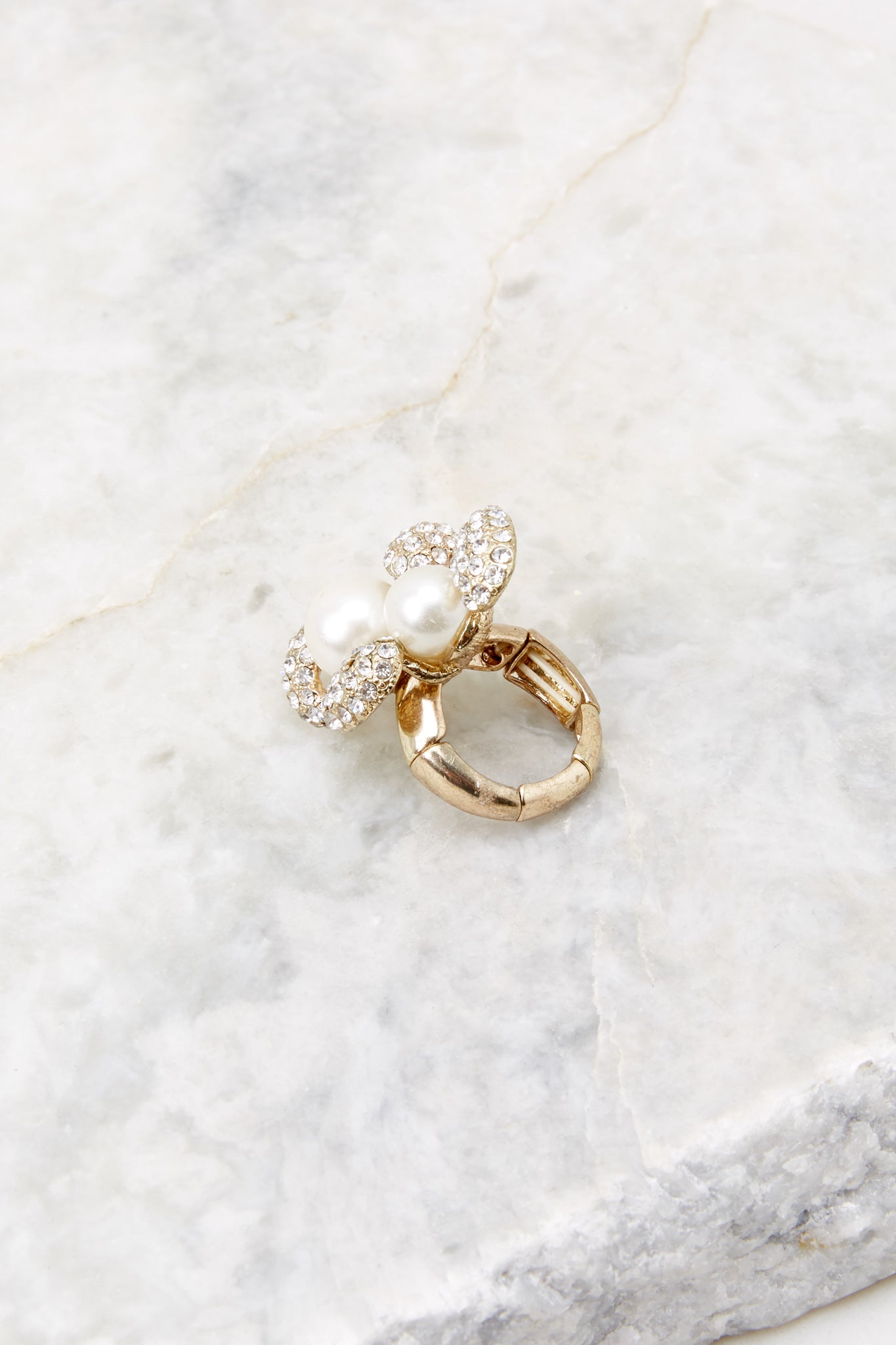 Grow Together Gold Pearl Ring