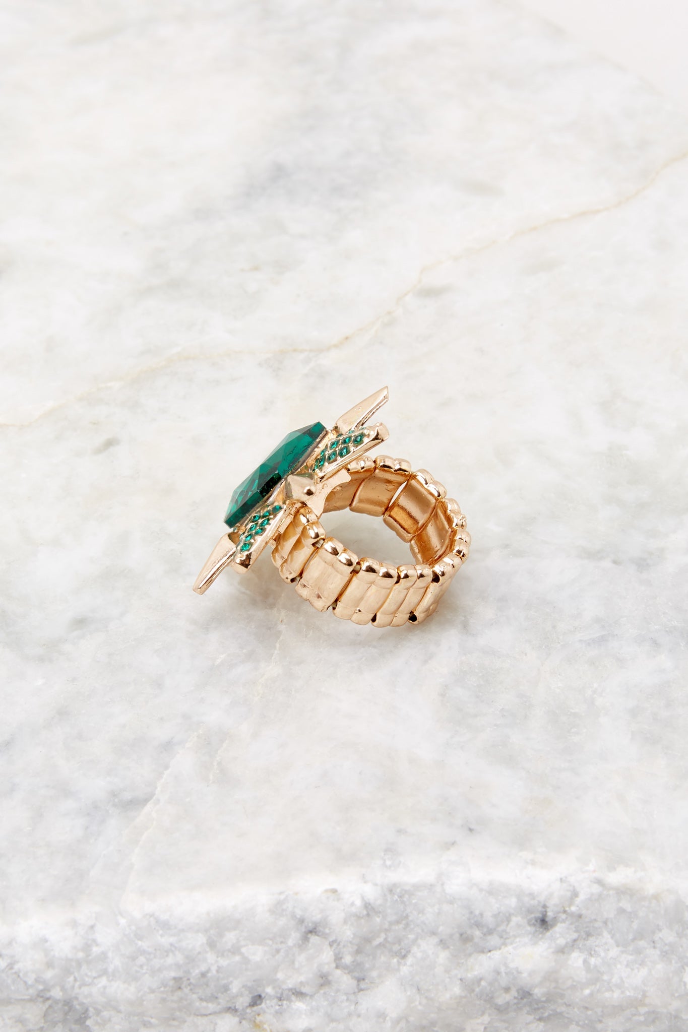Emerald Isle Gold Statement Ring