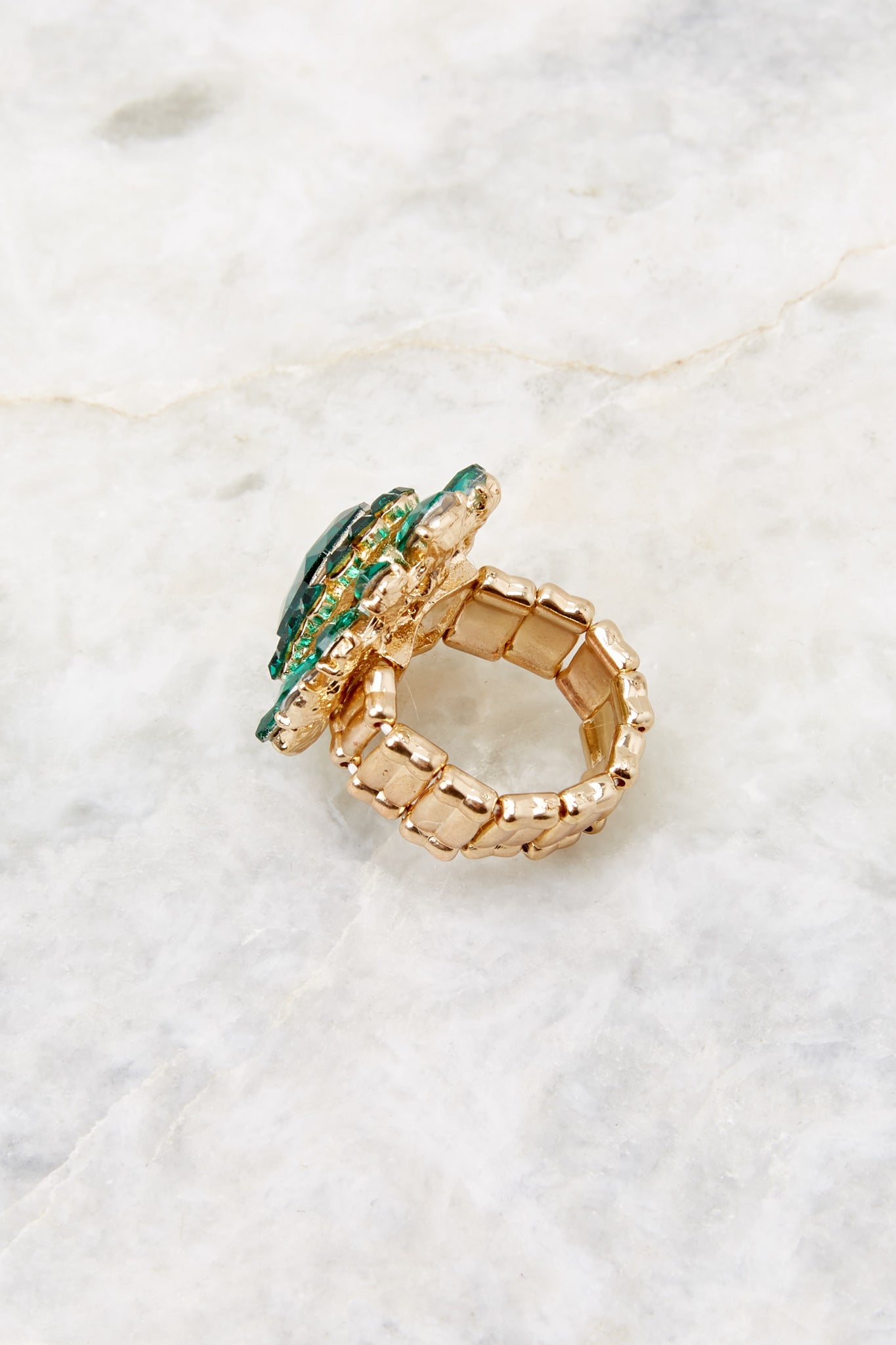 Envious Beauty Emerald Green Ring