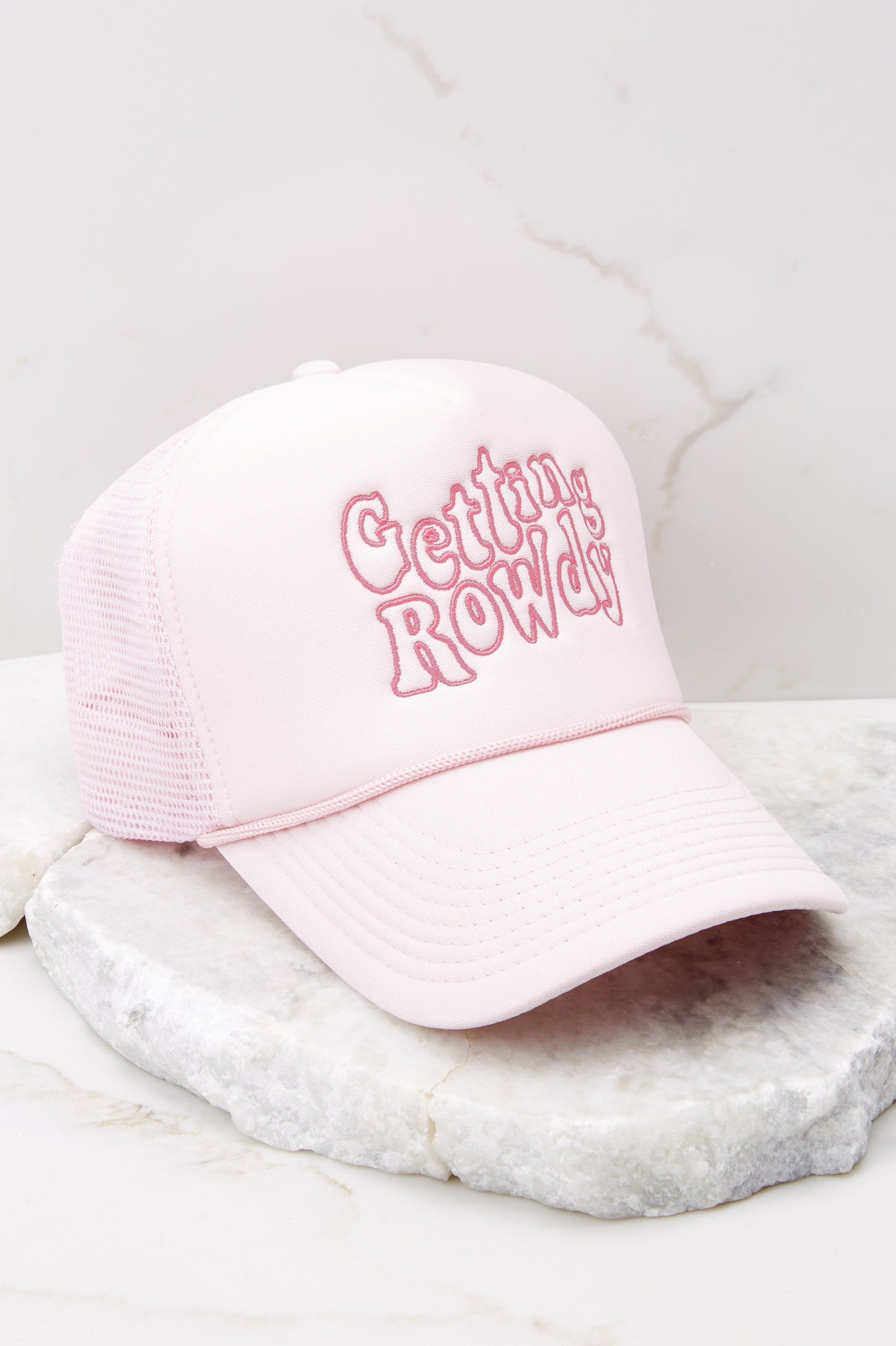 Getting Rowdy Pink Trucker Hat