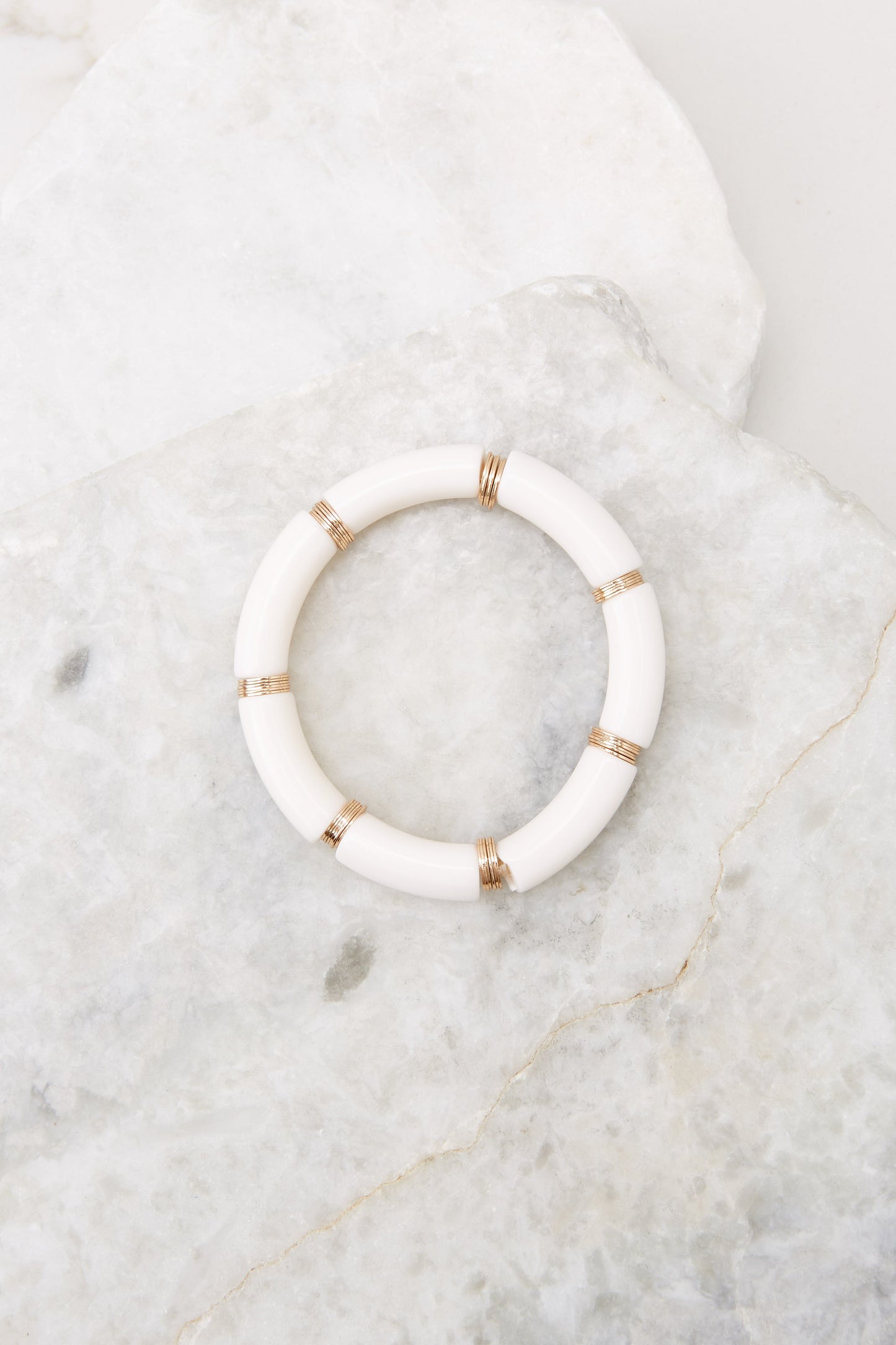 My Statement Piece White Bracelet