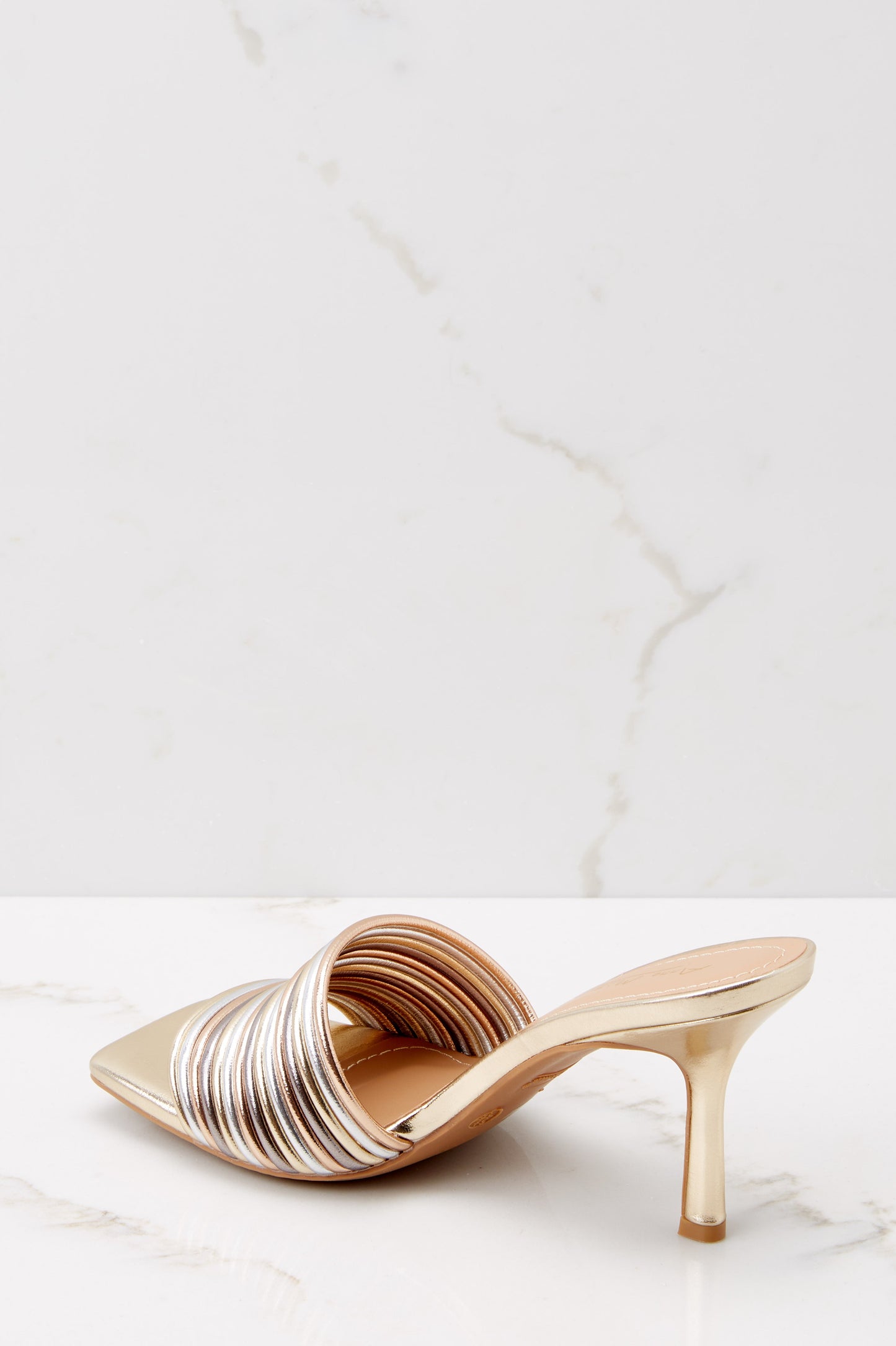 Perfect Combination Gold Heels