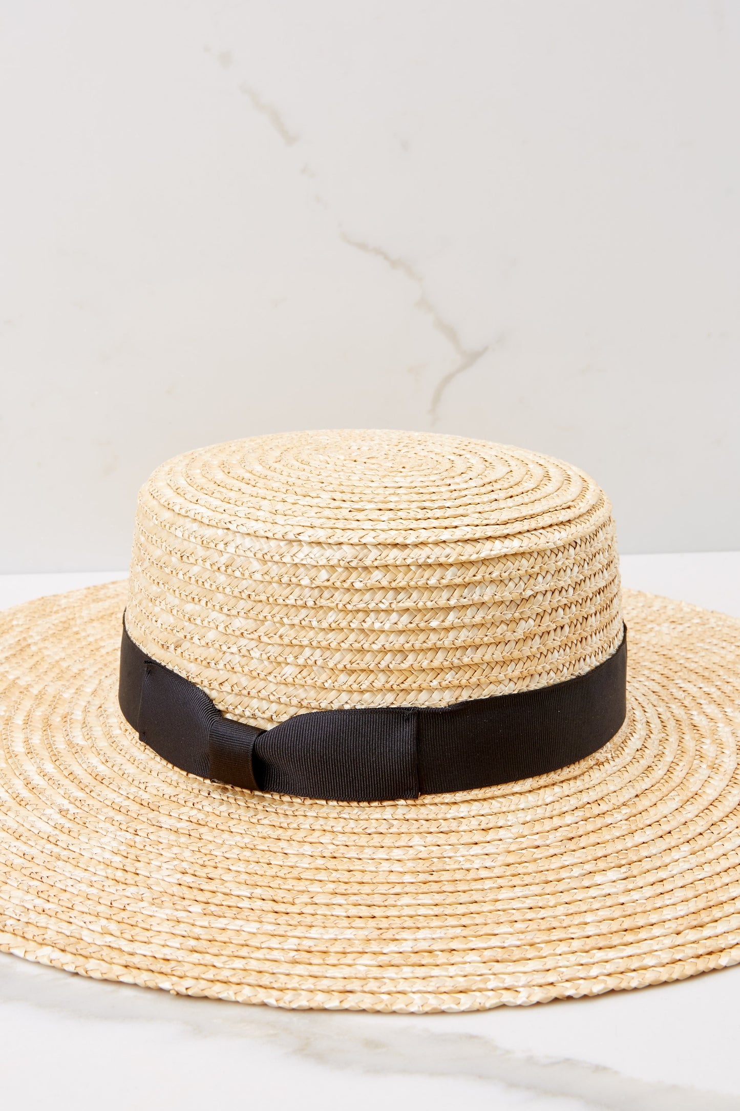 Spencer Natural Wide Brim Boater Hat