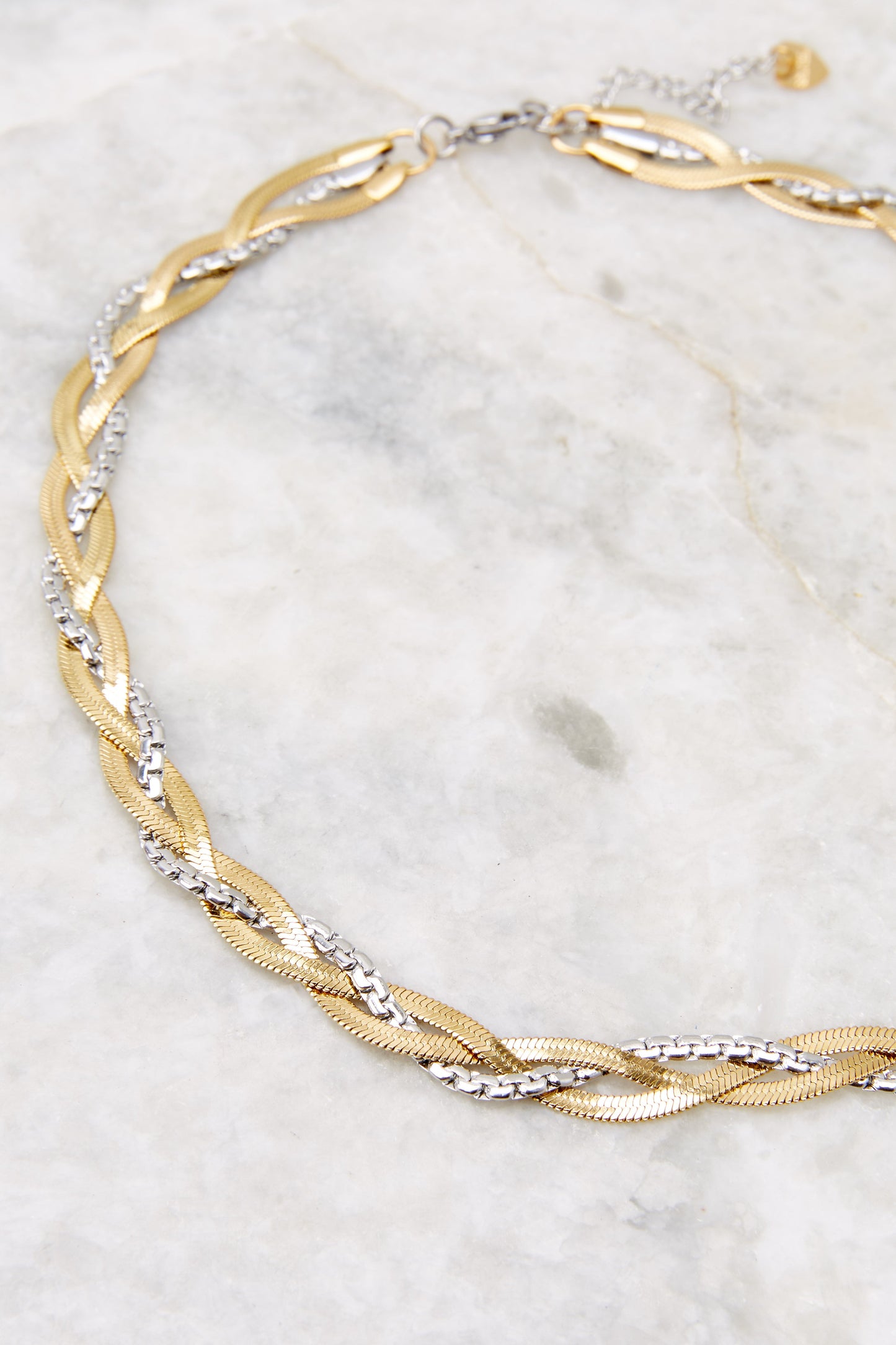 In Between Two Tone Necklace