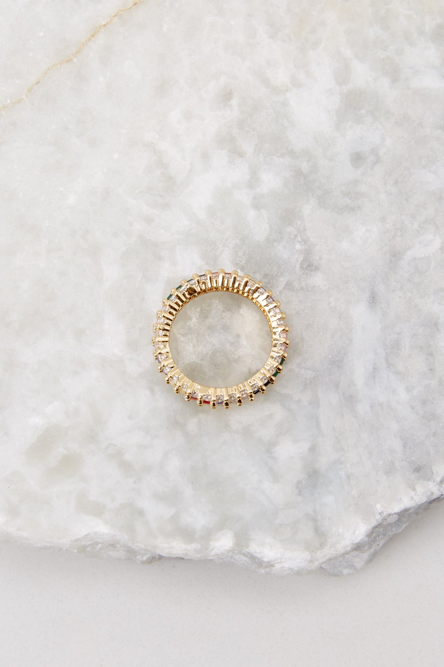 Color Wheel Gold Ring
