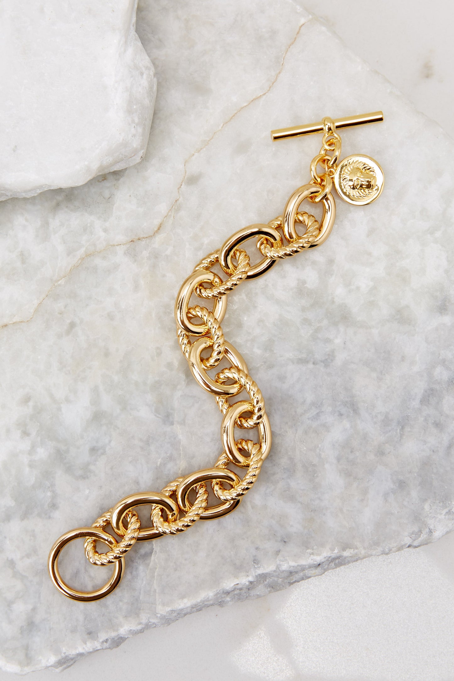 Zoe Gold Lion Bracelet