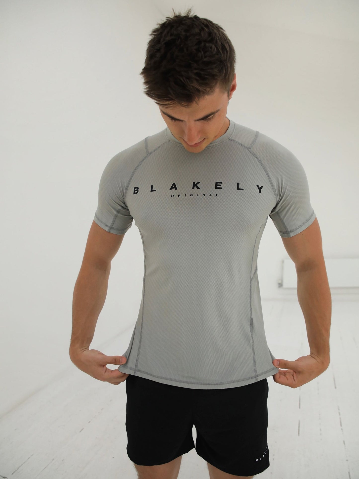 Apex Gym T-Shirt - Light Grey