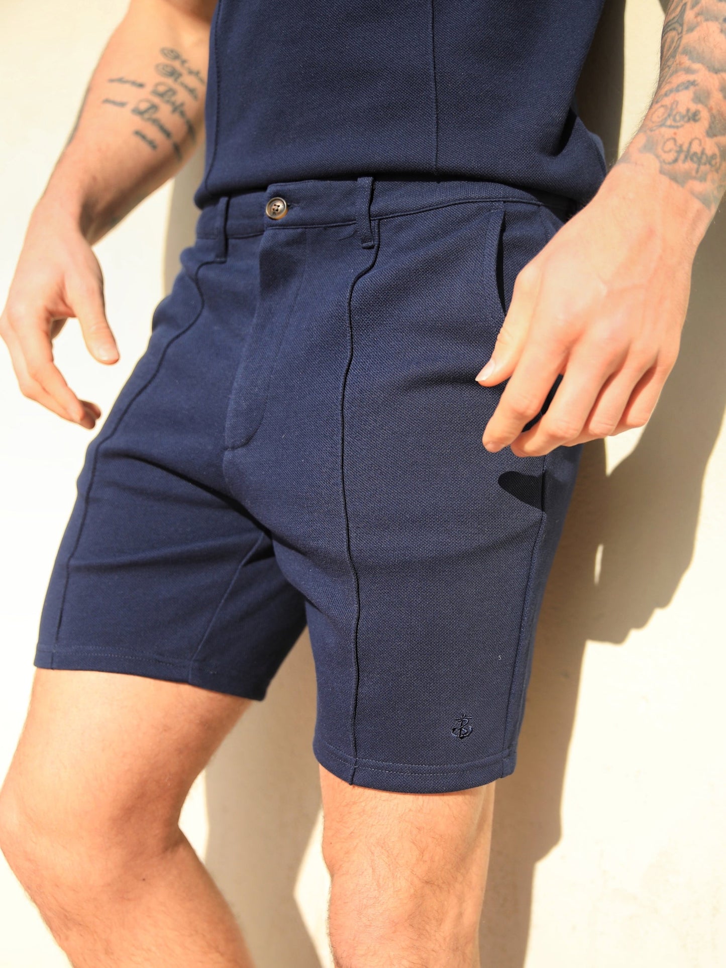 Amezri Seamline Shorts - Navy