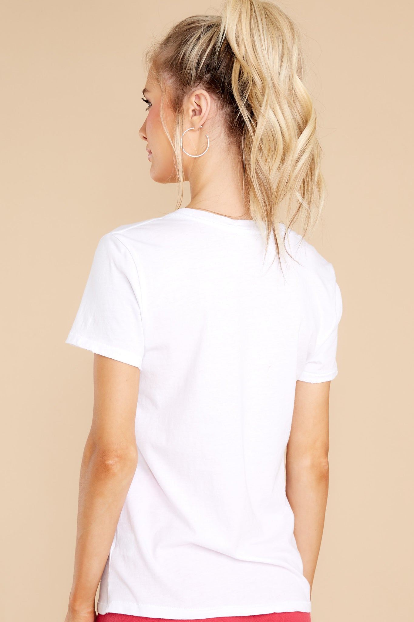 Organic Easy White L'amour Tee