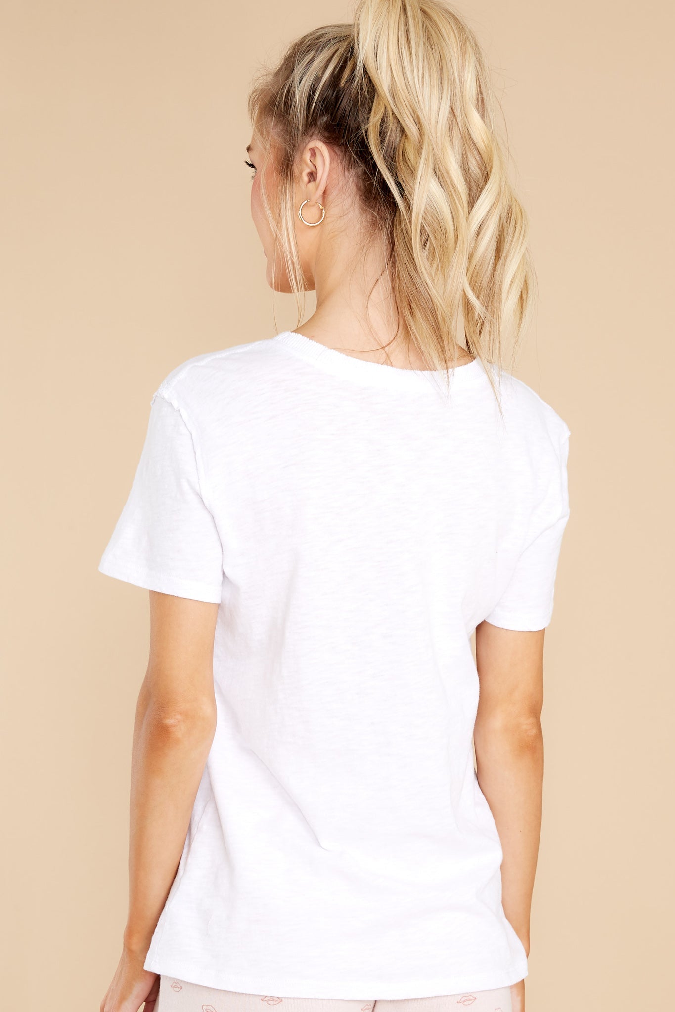 Easy White Love Tee