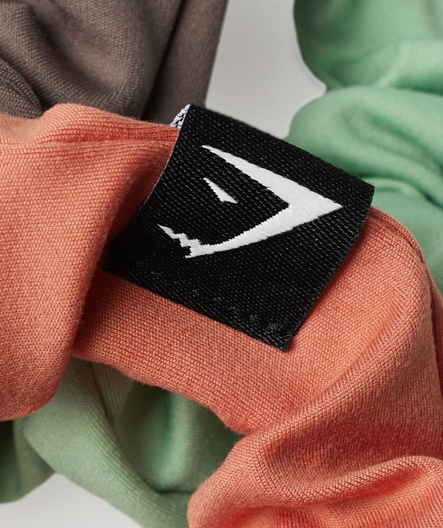Gymshark Scrunchies 3pk - Orange/Green/Brown