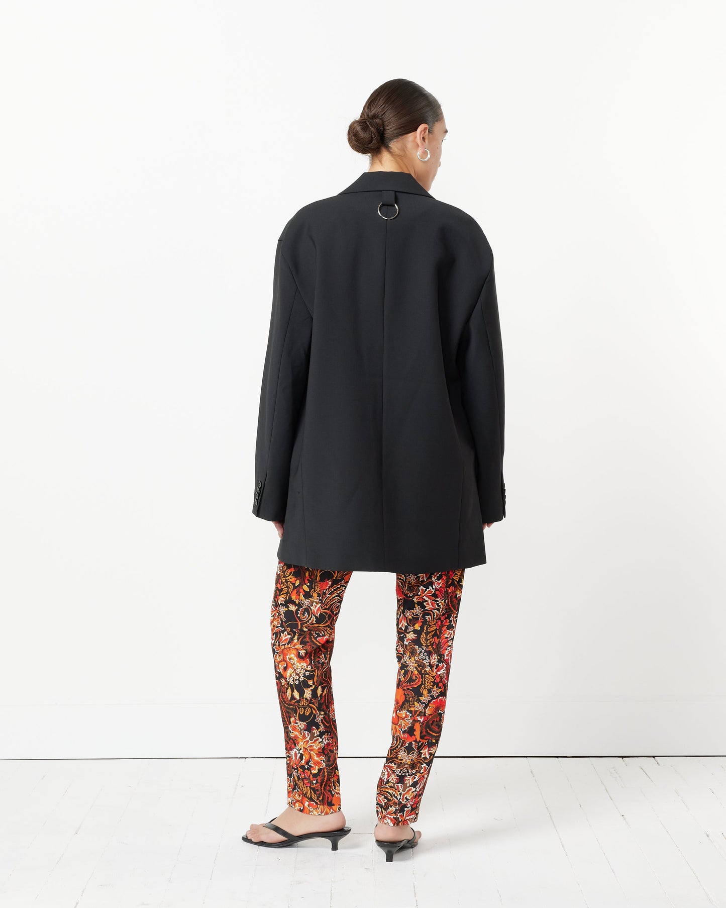 Tropical Wool Liam Blazer in Black