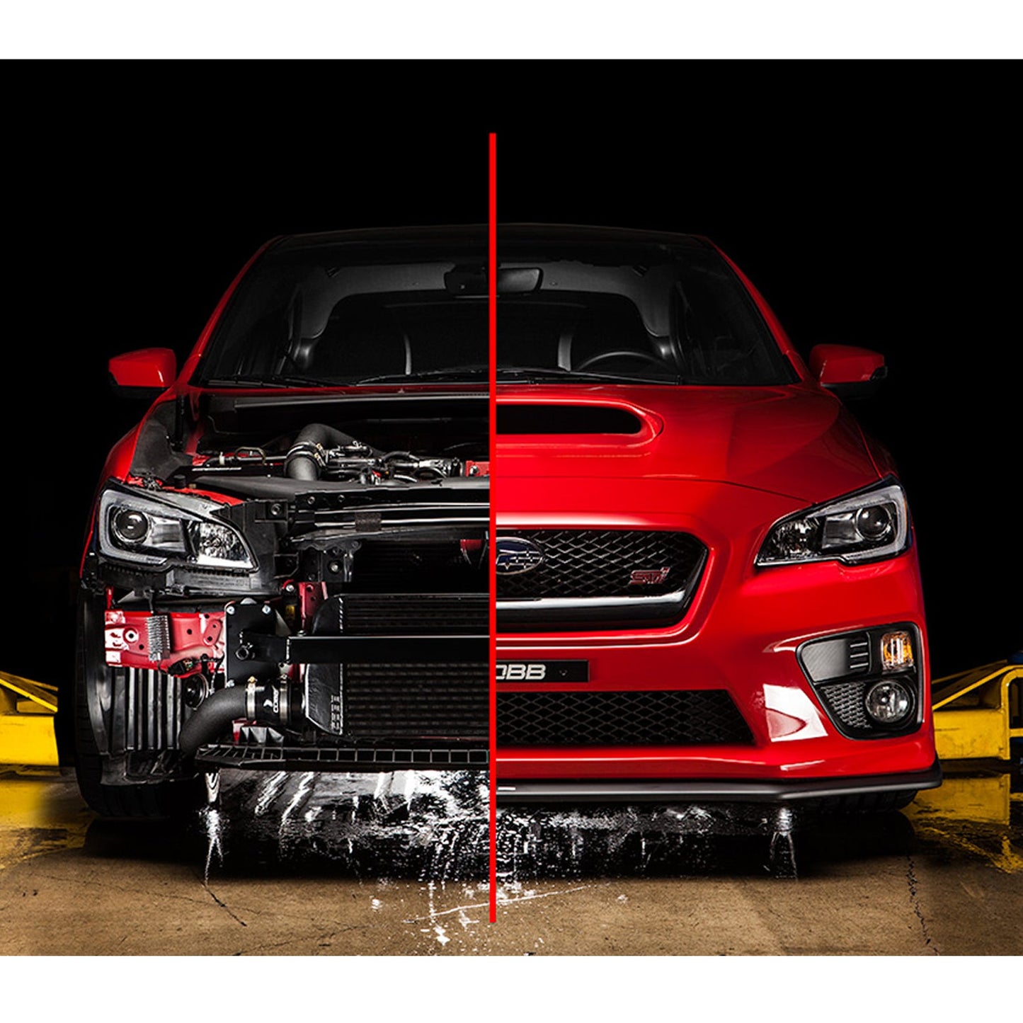 Cobb 15+ Subaru WRX STi FMIC Core - Black (cobb716500-BK)