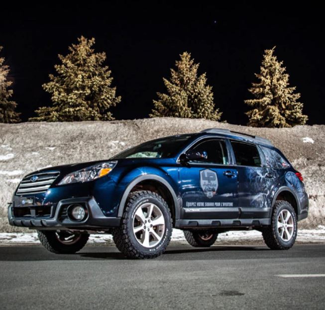 LP Aventure 10-14 Subaru Outback 2in Lift Kit - Powder Coated (lpaFLP-LIFT-OBA-13-2-B+OPC)