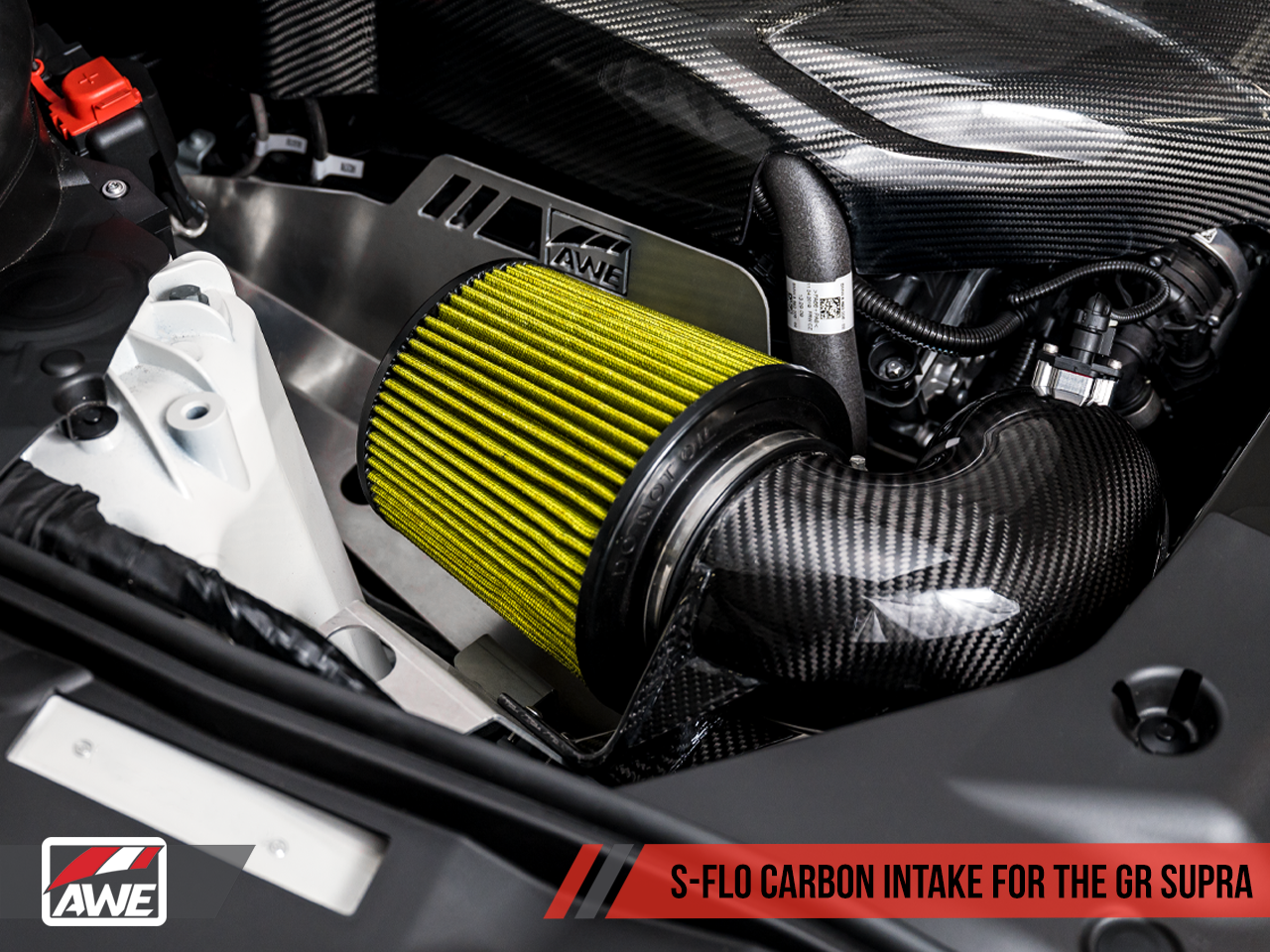 AWE Tuning 2020+ Toyota GR Supra (A90) S-FLO Carbon Intake (awe2660-15021)