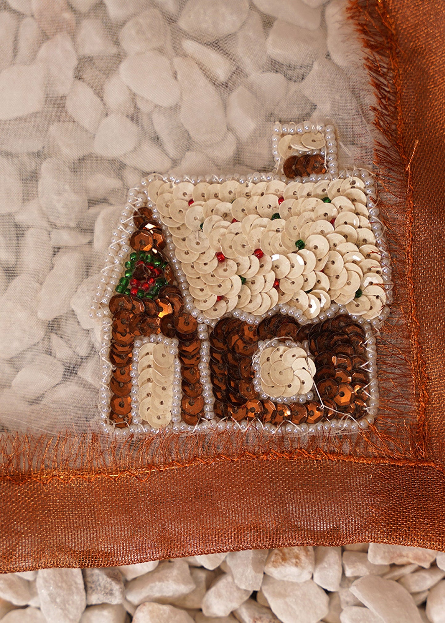 AKS E JAHAN - Sequenced Dupatta - DO-A-002A