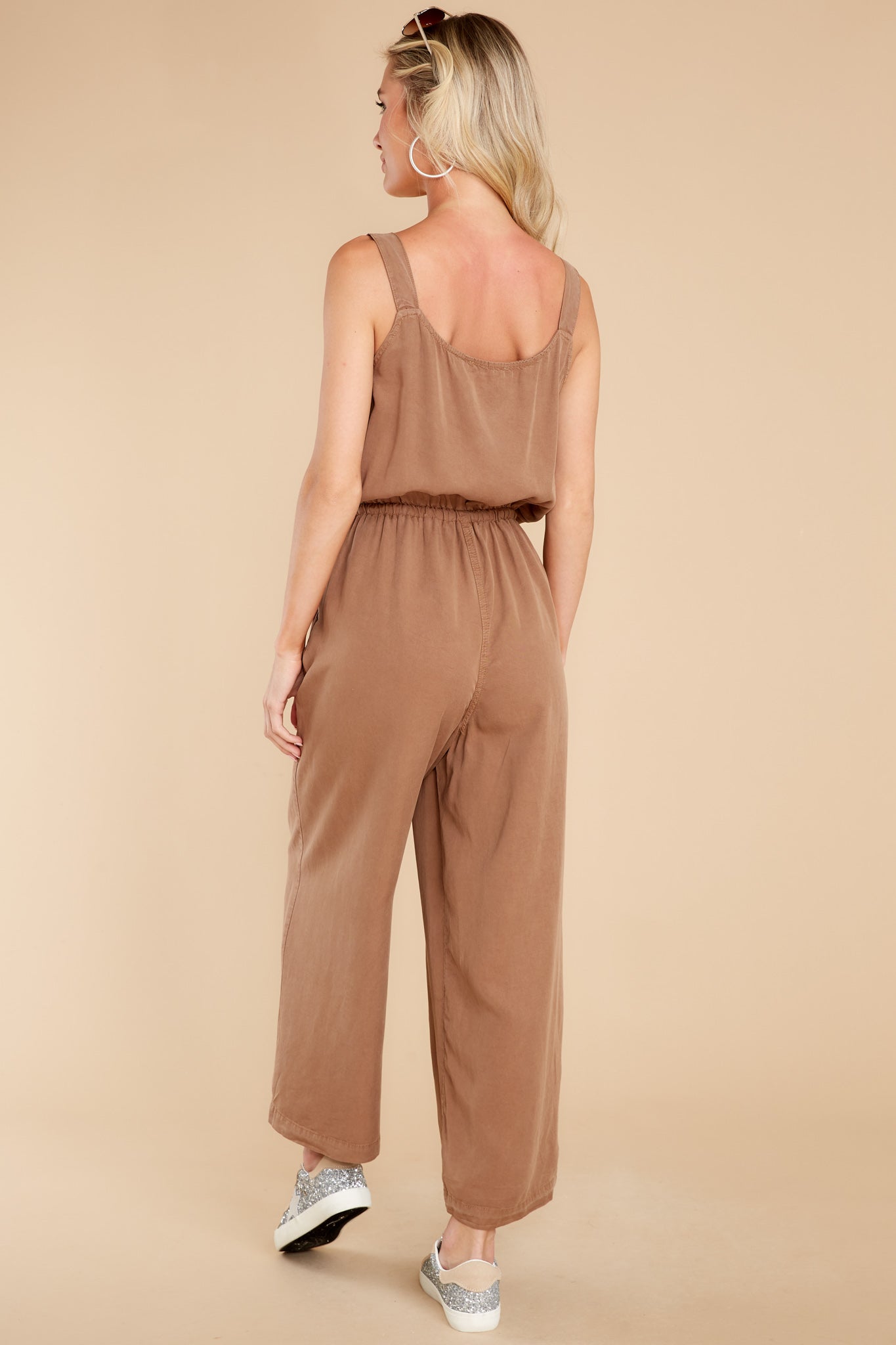 Humble Beginnings Dark Mocha Jumpsuit