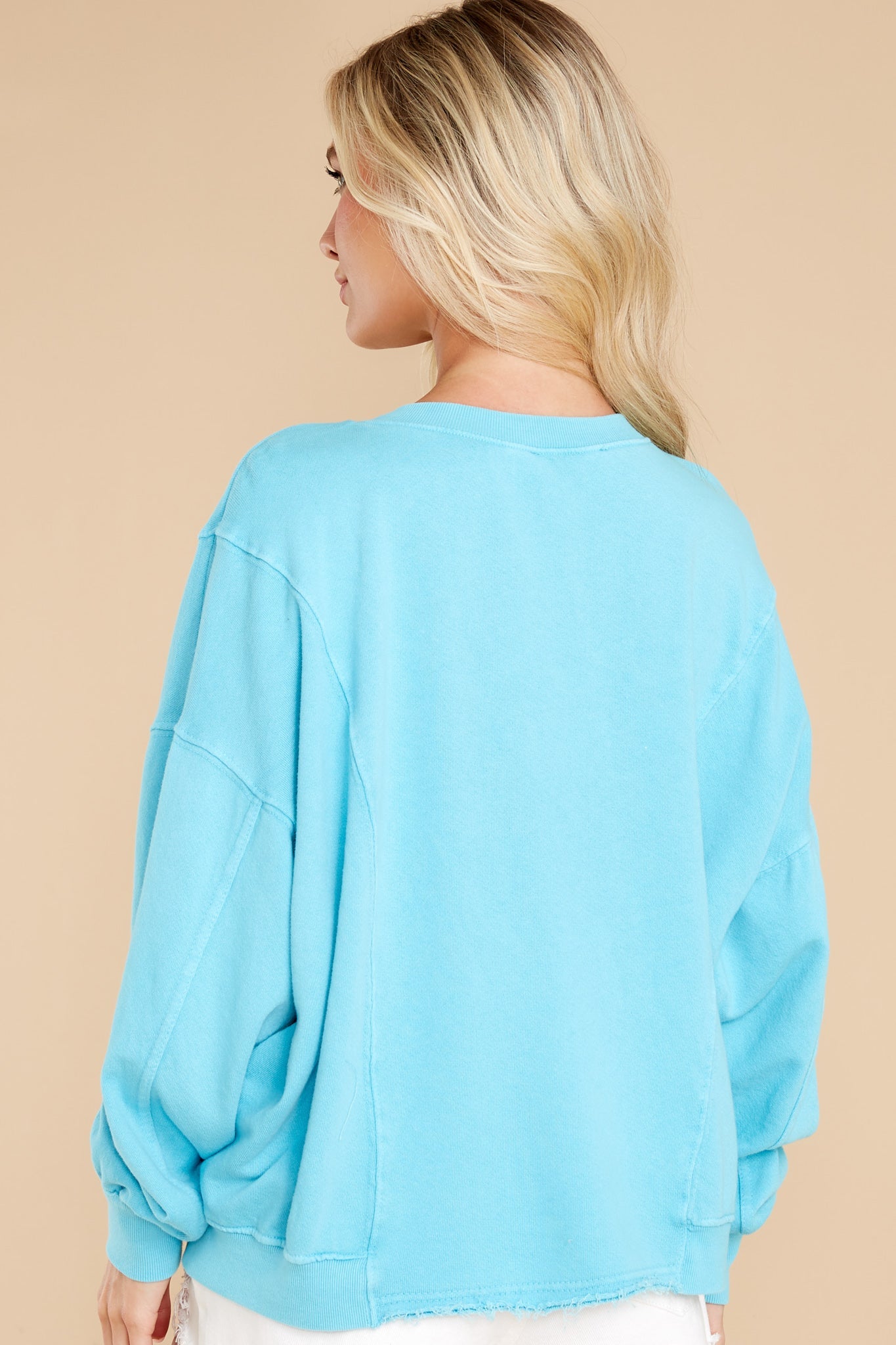 By The Water Splash Blue Sweatshirt