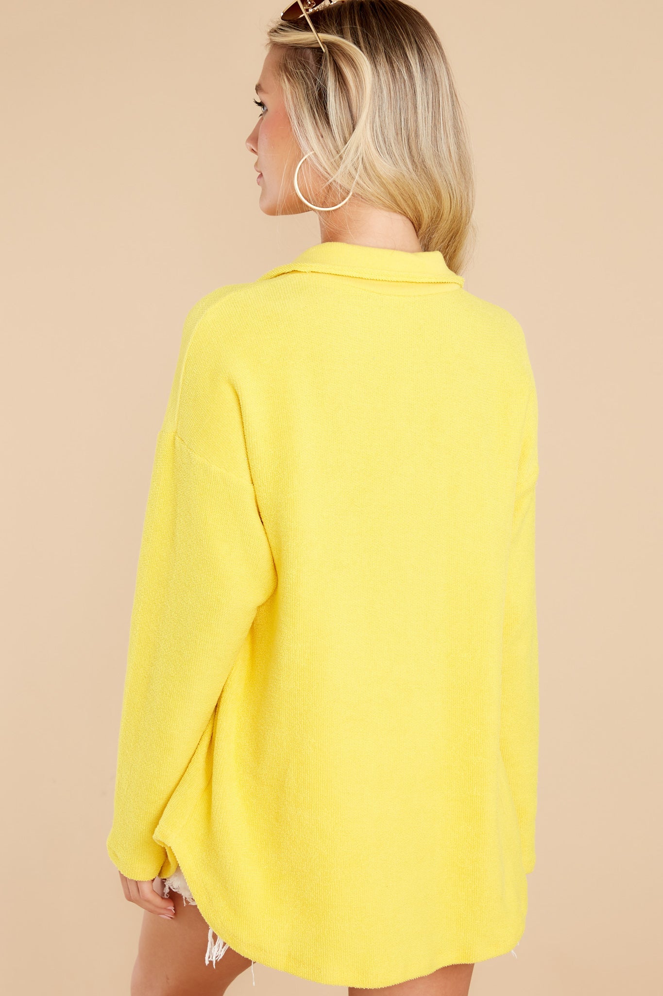 Brisk Chill Yellow Shacket