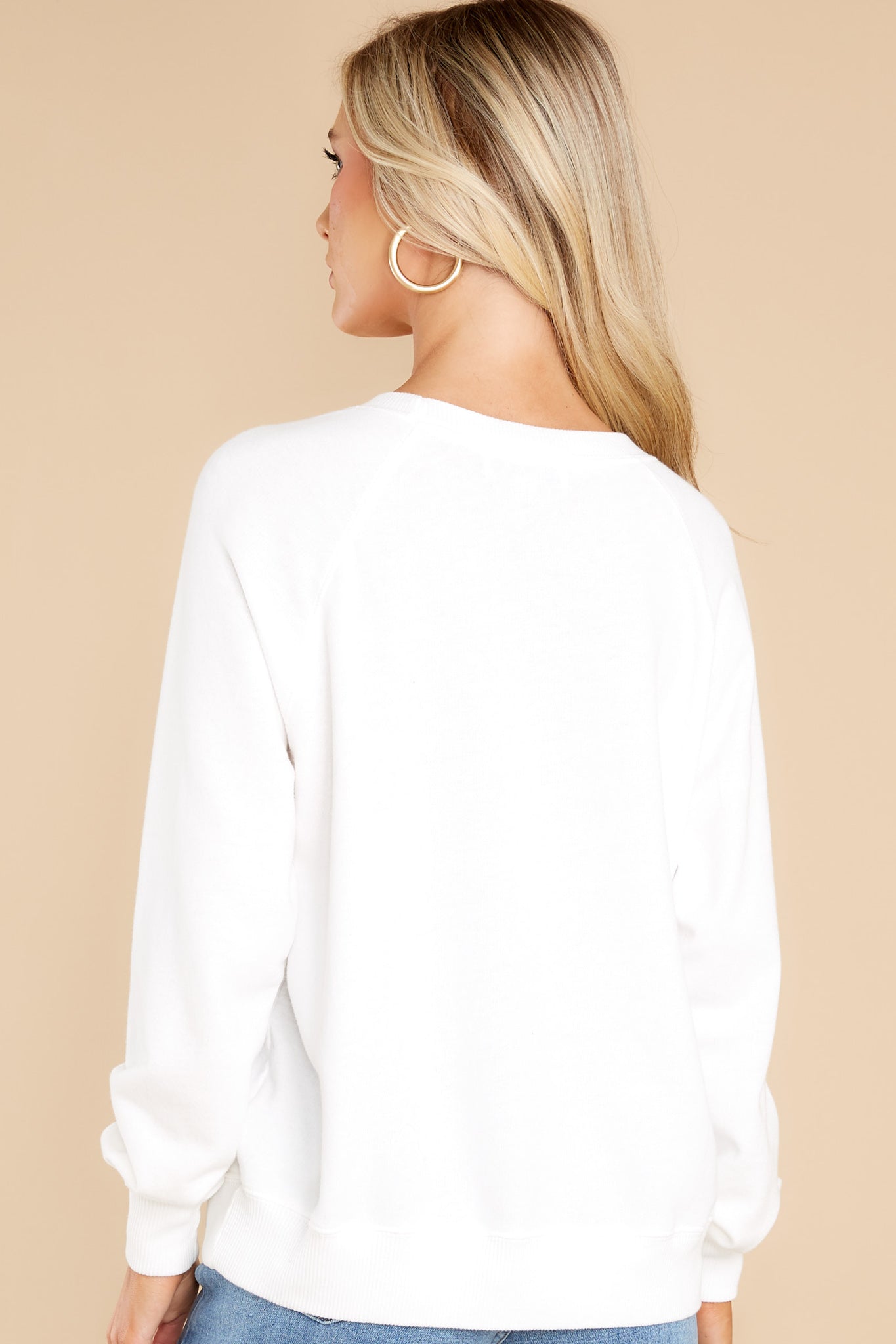 Getting Acquainted Sommers White Sweatshirt