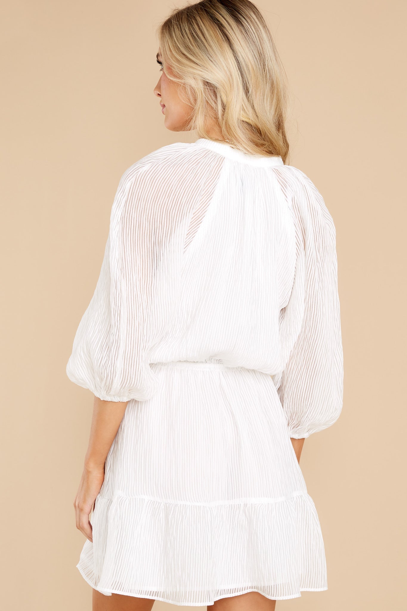 Nerang White Mini Dress