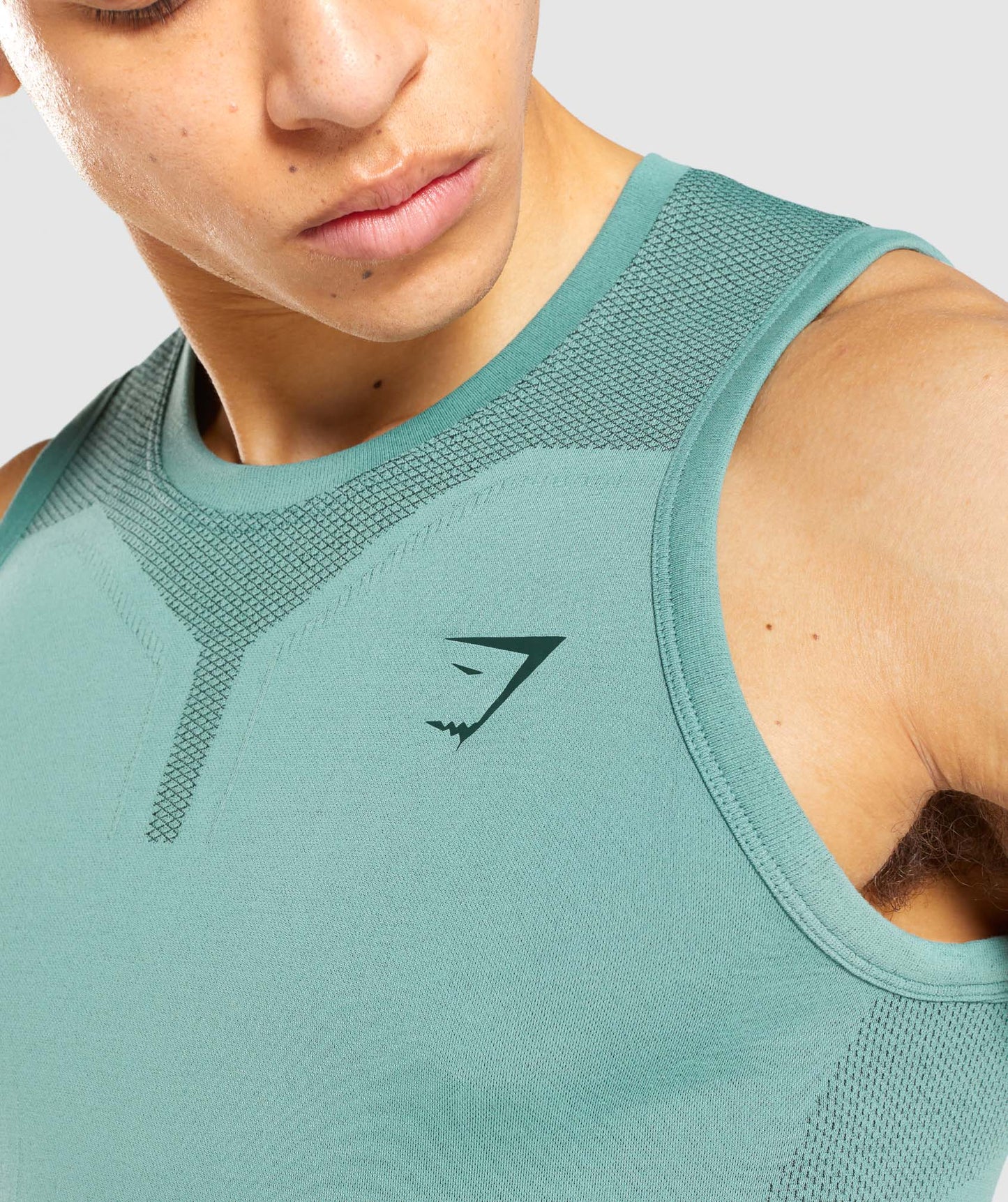 Gymshark 315 Tank - Light Green/Dark Green
