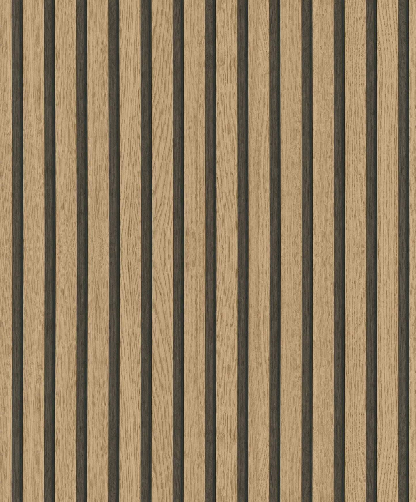 Sample Wood Stripe Dark Brown Wallpaper from Eden Collection by Galerie Wallcoverings