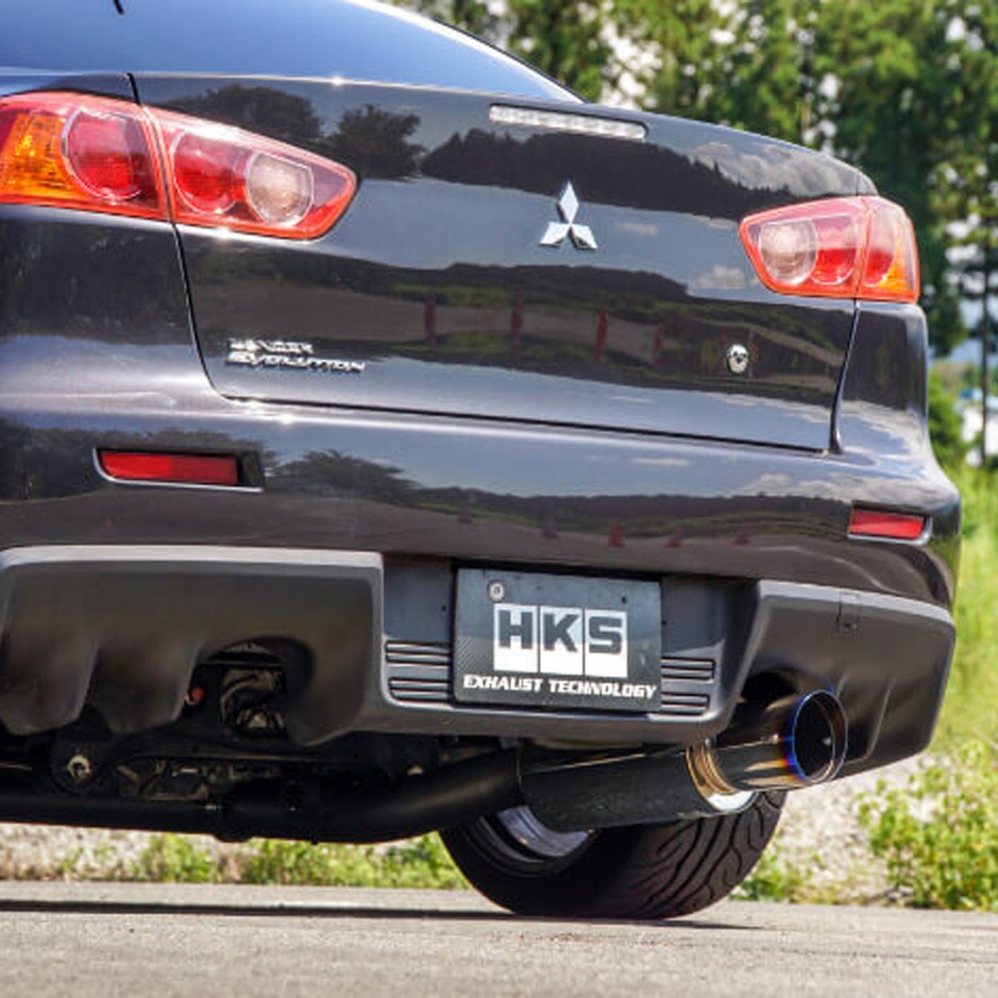 HKS RACING MUFFLER LANCER EVO-X USA FOR 2008-2016 MITSUBISHI LANCER EVOLUTION (hks31008-BM002)