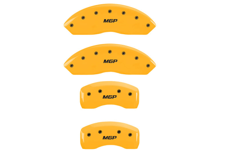 MGP 2017+ Toyota 86 MGP 4 Caliper Covers Engraved Front & Rear MGP Black, Red & Yellow Finish